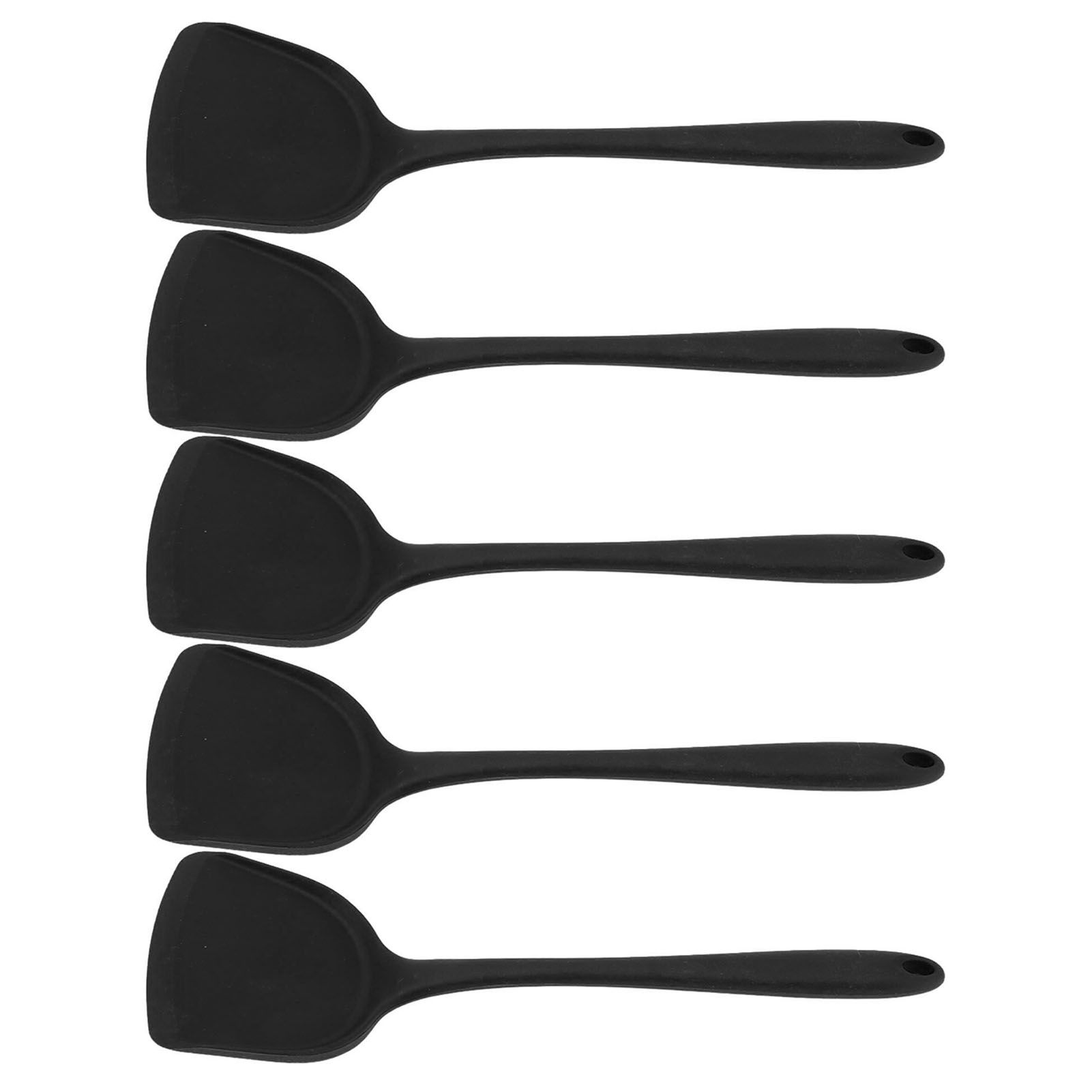 5Pcs Cooking Spatula with Hanging Hole Ergonomic Prevent Scalding Chinese view 4