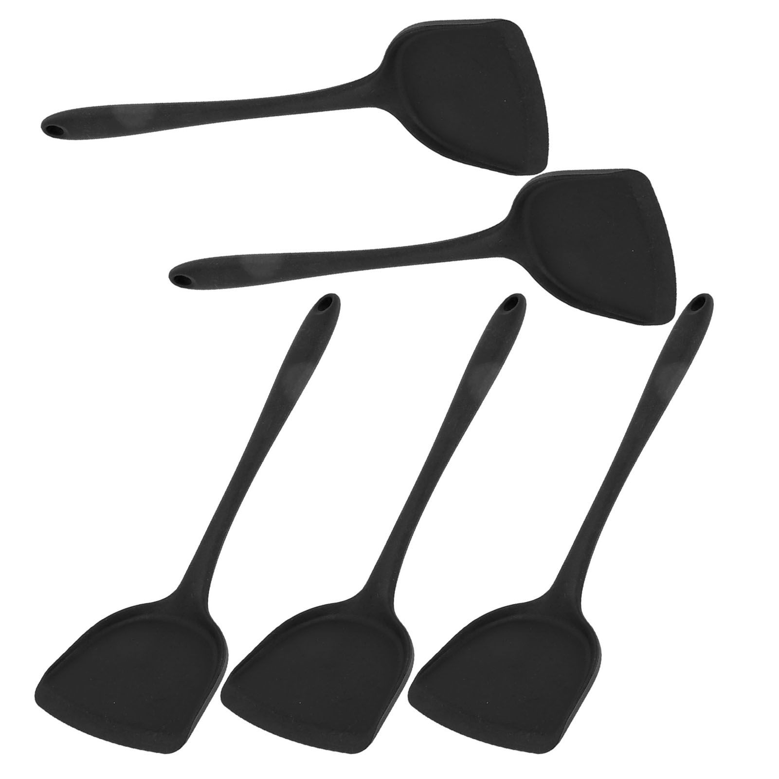 5Pcs Cooking Spatula with Hanging Hole Ergonomic Prevent Scalding Chinese view 6