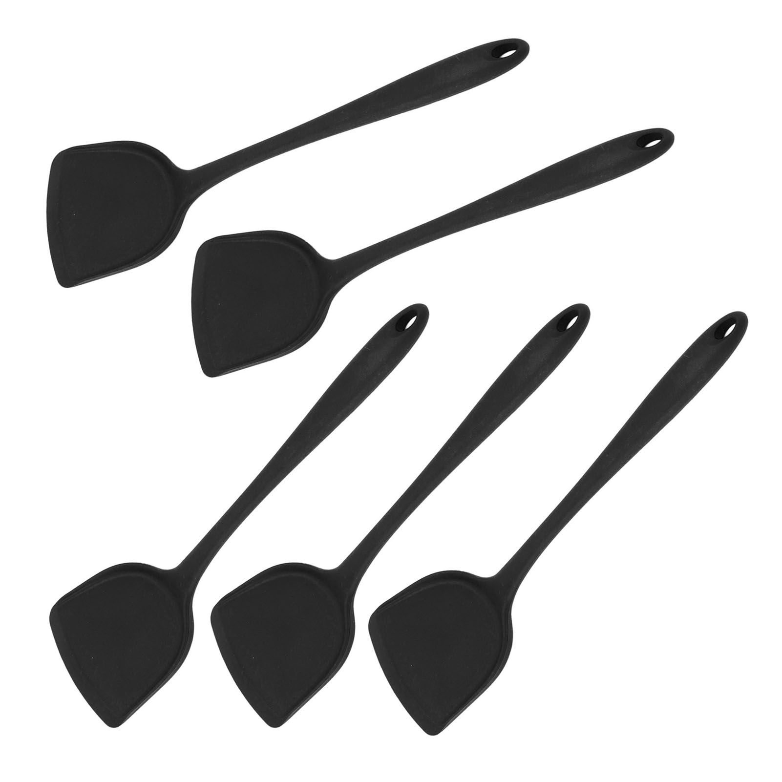 5Pcs Cooking Spatula with Hanging Hole Ergonomic Prevent Scalding Chinese view 7