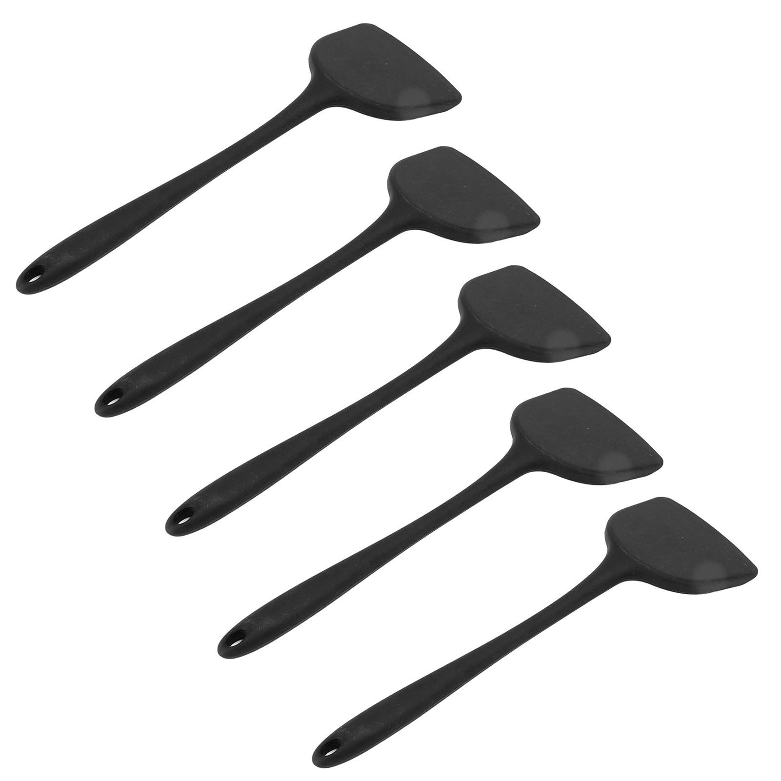5Pcs Cooking Spatula with Hanging Hole Ergonomic Prevent Scalding Chinese view 8