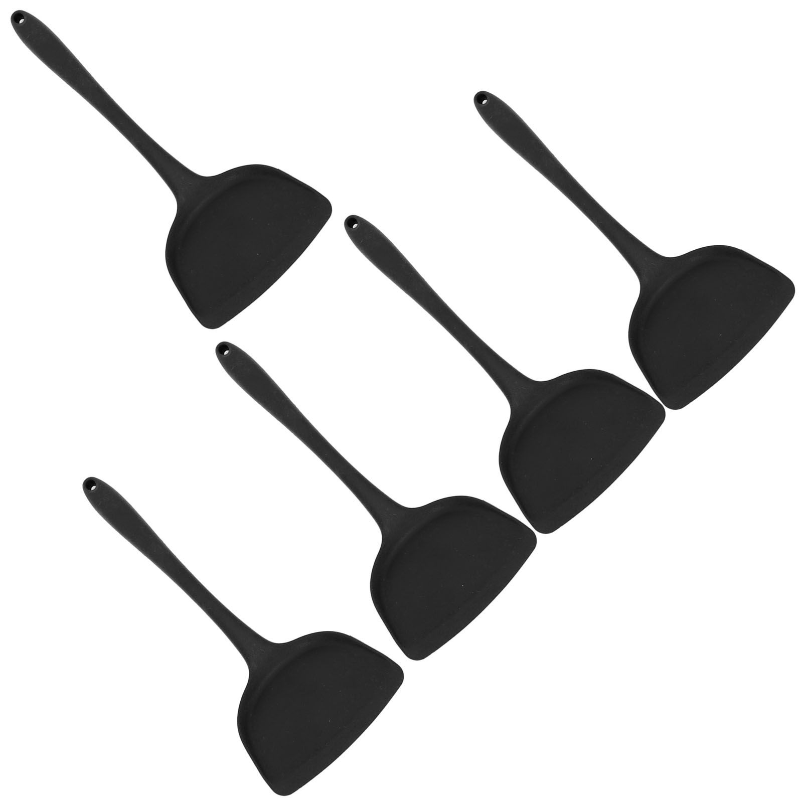 5Pcs Cooking Spatula with Hanging Hole Ergonomic Prevent Scalding Chinese view 10