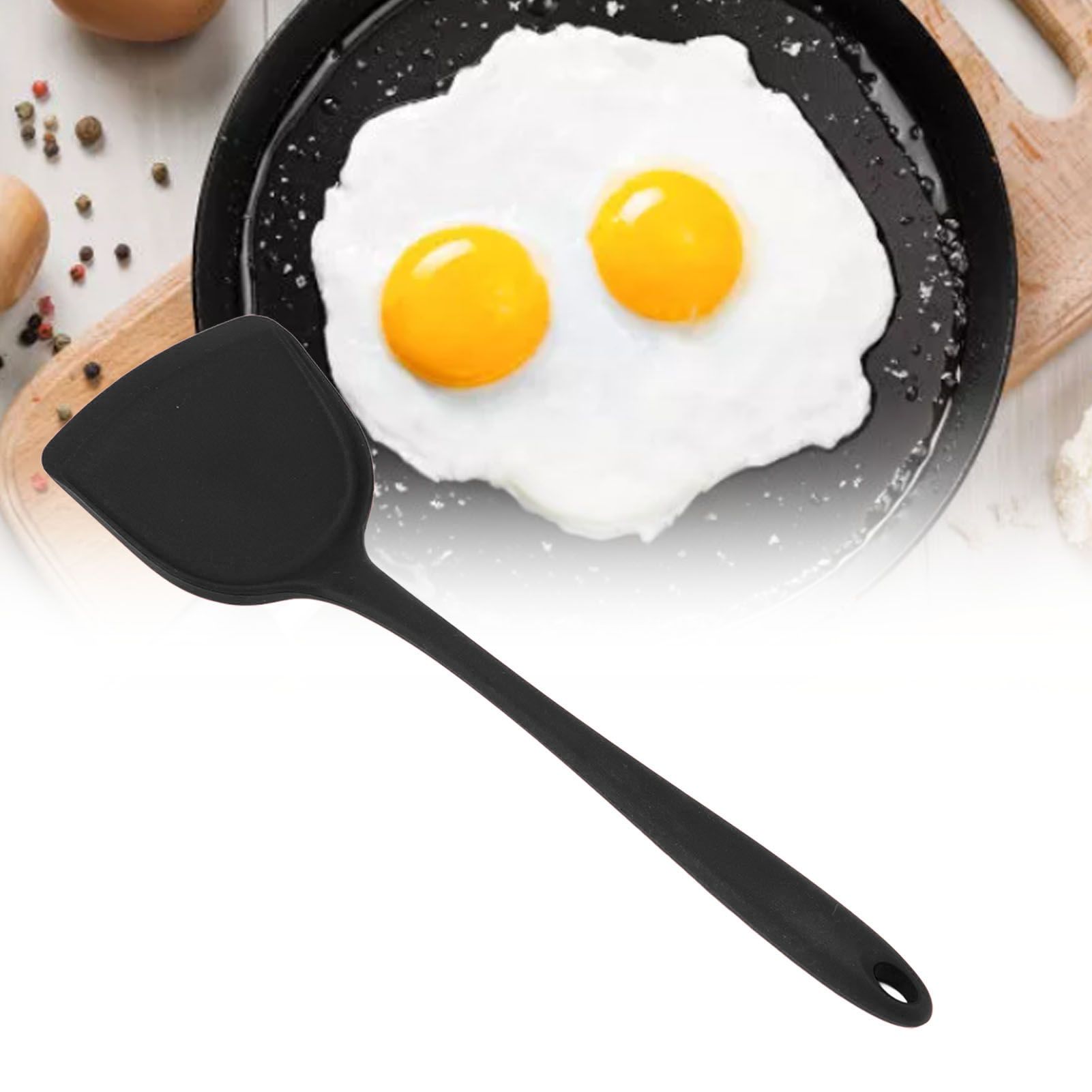 5Pcs Cooking Spatula with Hanging Hole Ergonomic Prevent Scalding Chinese view 14