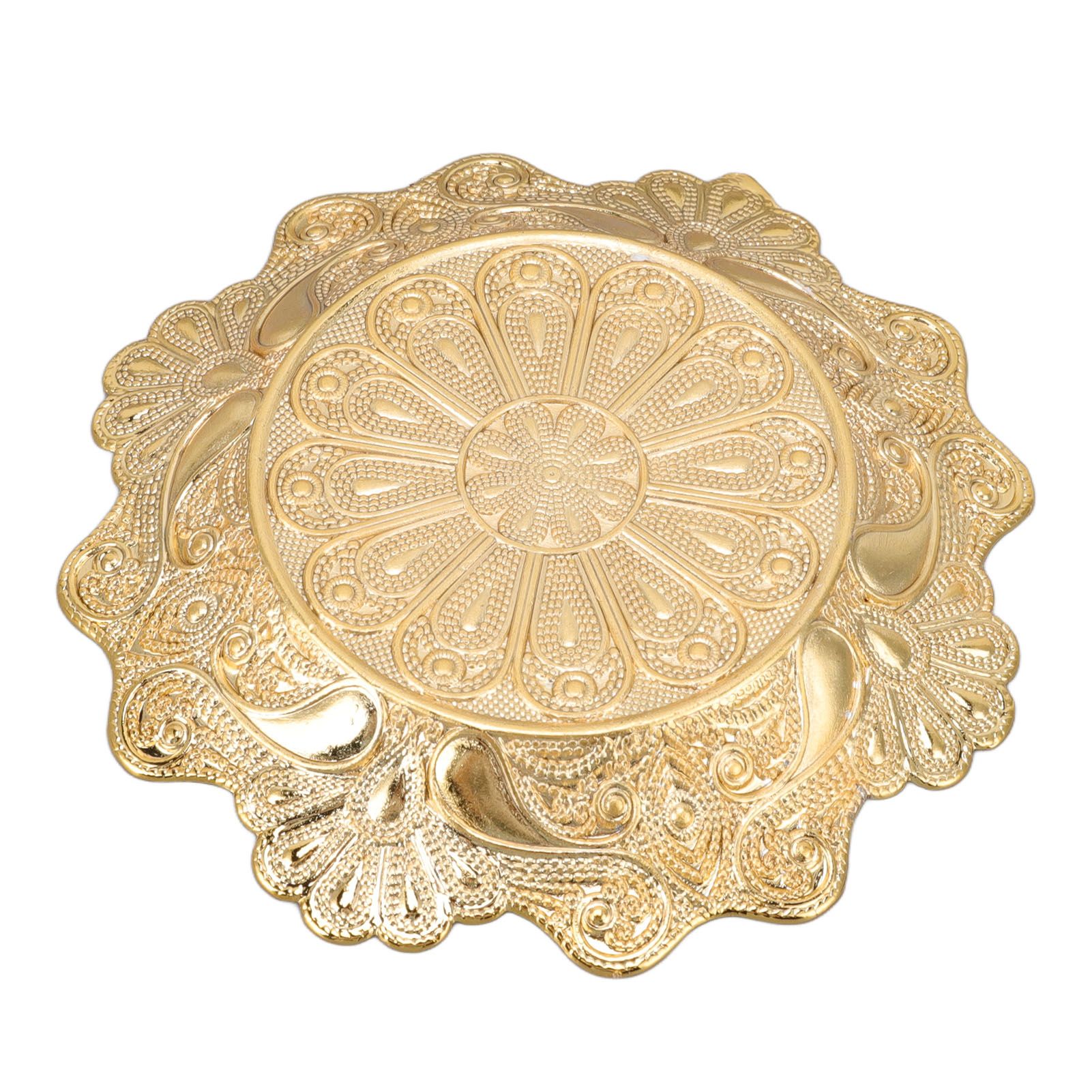 Gold Coffee Cups European Beautifully Carved Coffee Cup Elegant Retro Zinc view 14