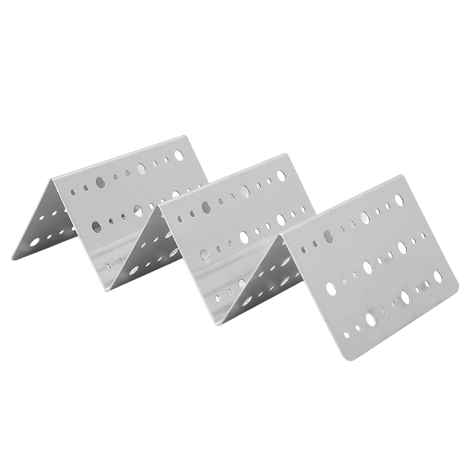 Taco Holder Round Holes Stainless Steel Taco Holder Stand Dishwasher Oven and view 5