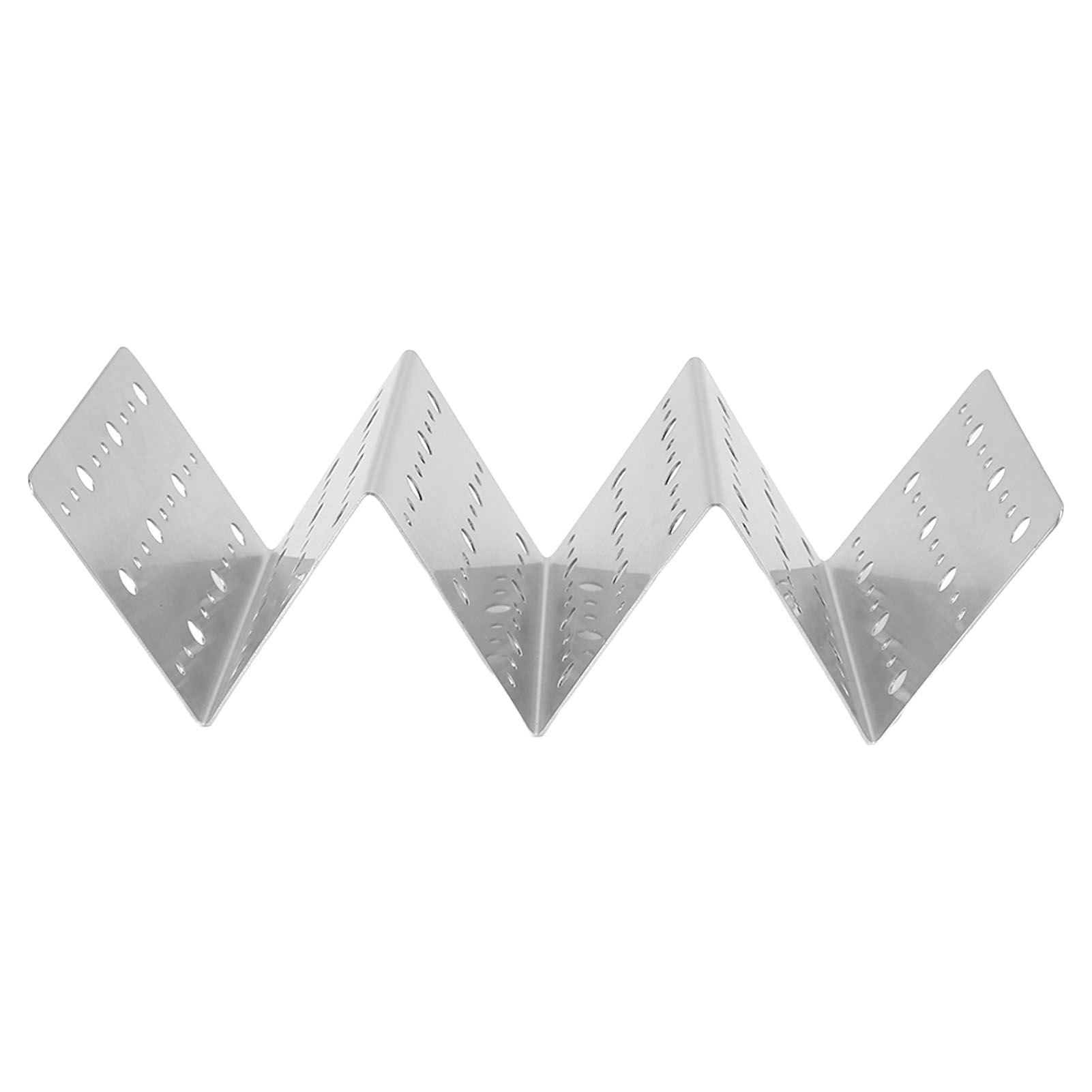 Taco Holder Round Holes Stainless Steel Taco Holder Stand Dishwasher Oven and view 6
