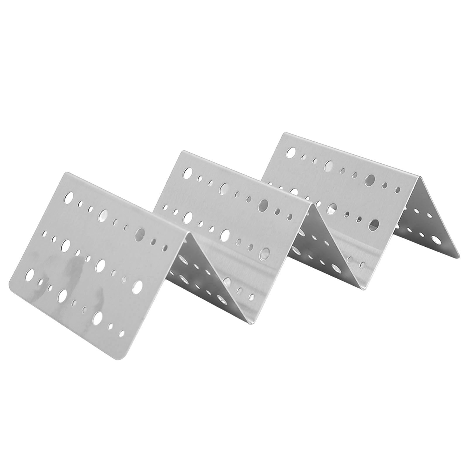 Taco Holder Round Holes Stainless Steel Taco Holder Stand Dishwasher Oven and view 14