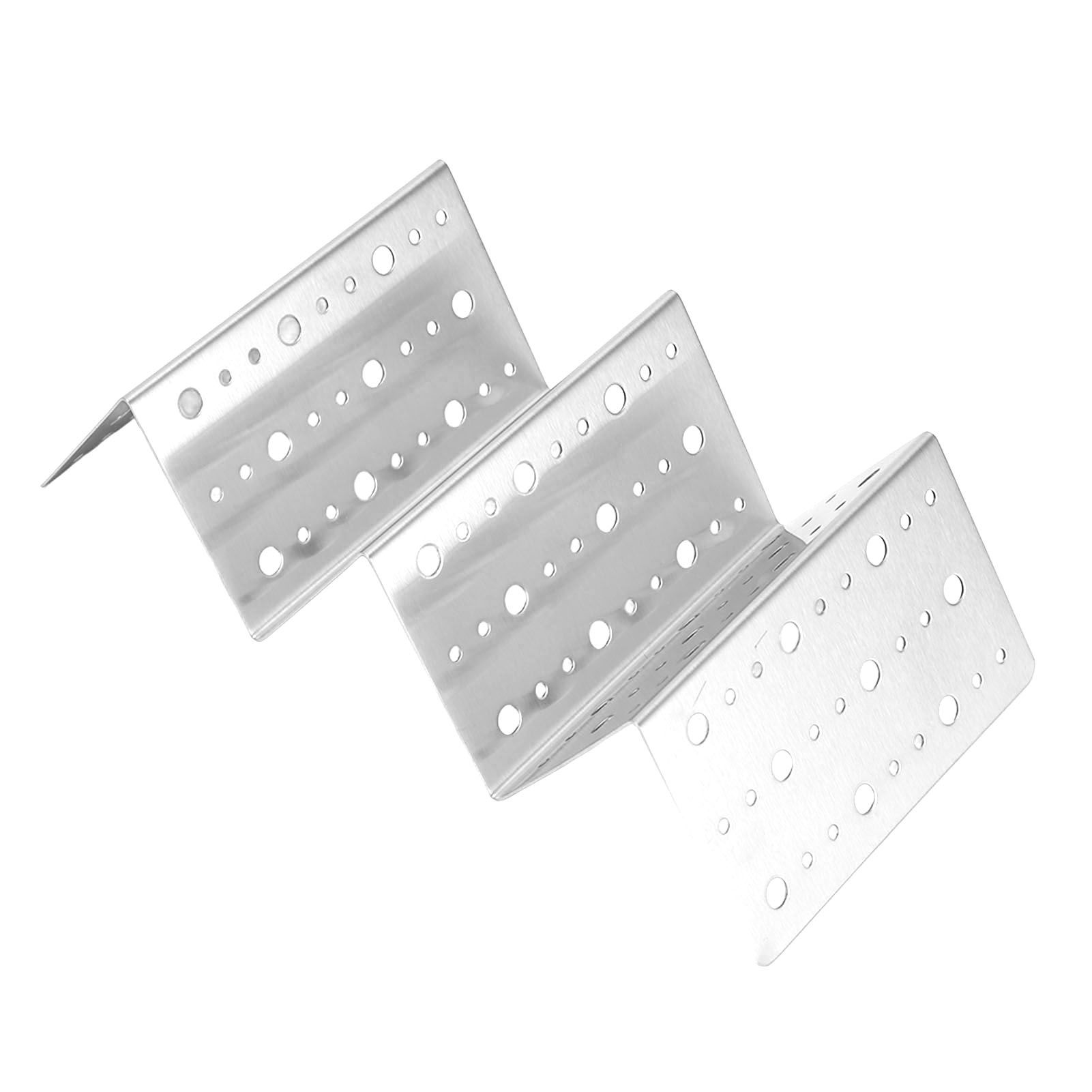 Taco Holder Round Holes Stainless Steel Taco Holder Stand Dishwasher Oven and view 15