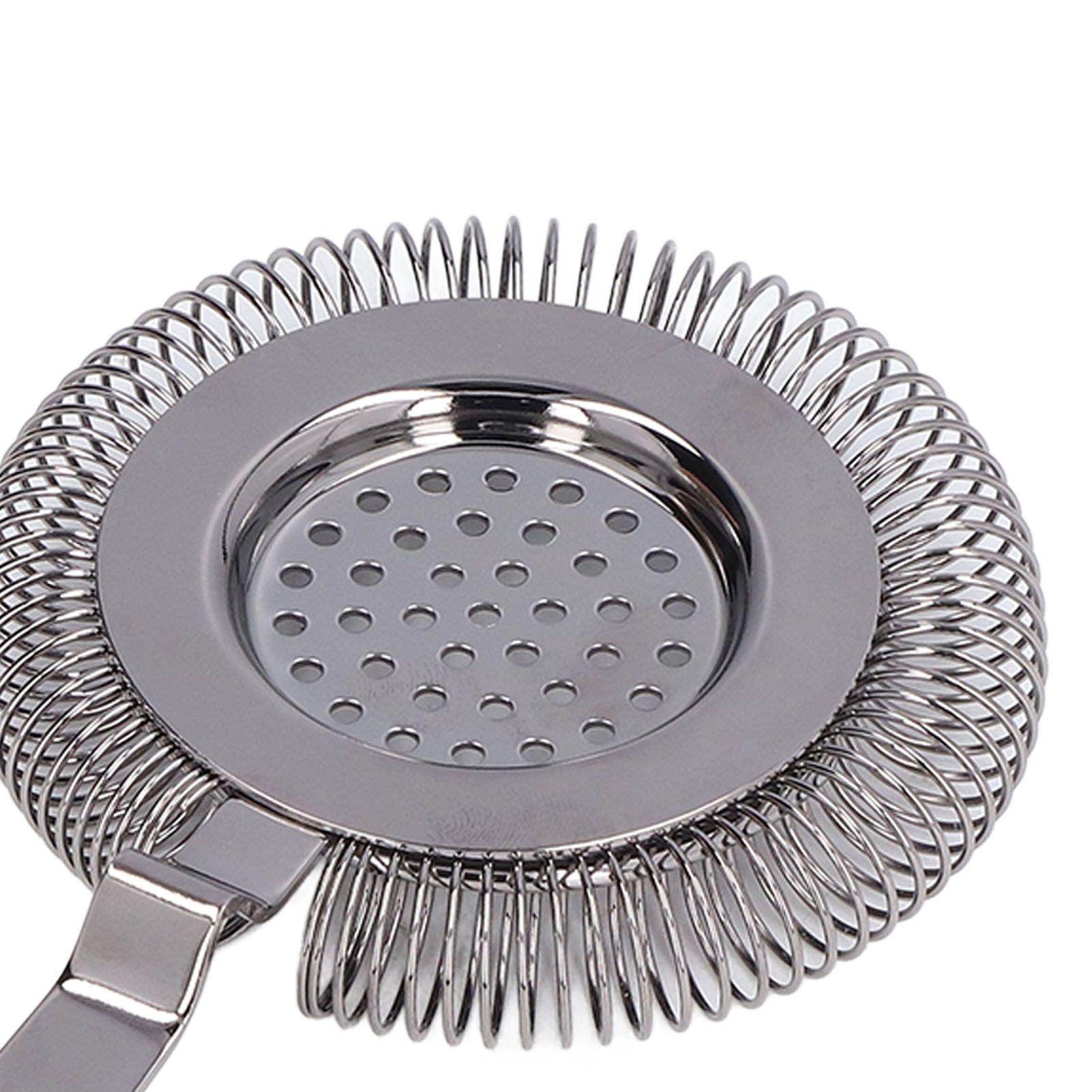 Bar Strainer Fine Filtering Professional Stainless Steel Cocktail Strainer for view 14