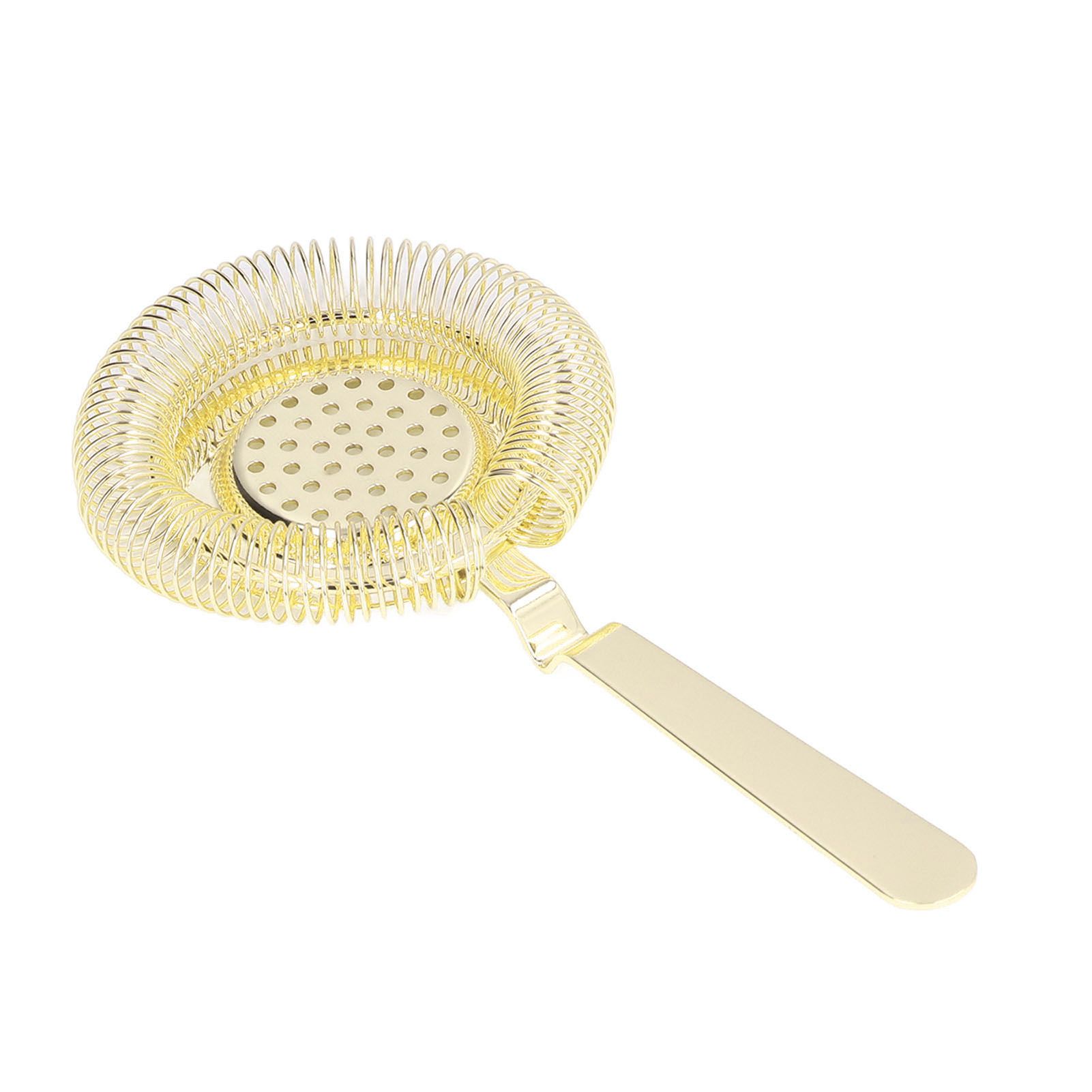 Bar Strainer Fine Filtering Professional Stainless Steel Cocktail Strainer for view 2