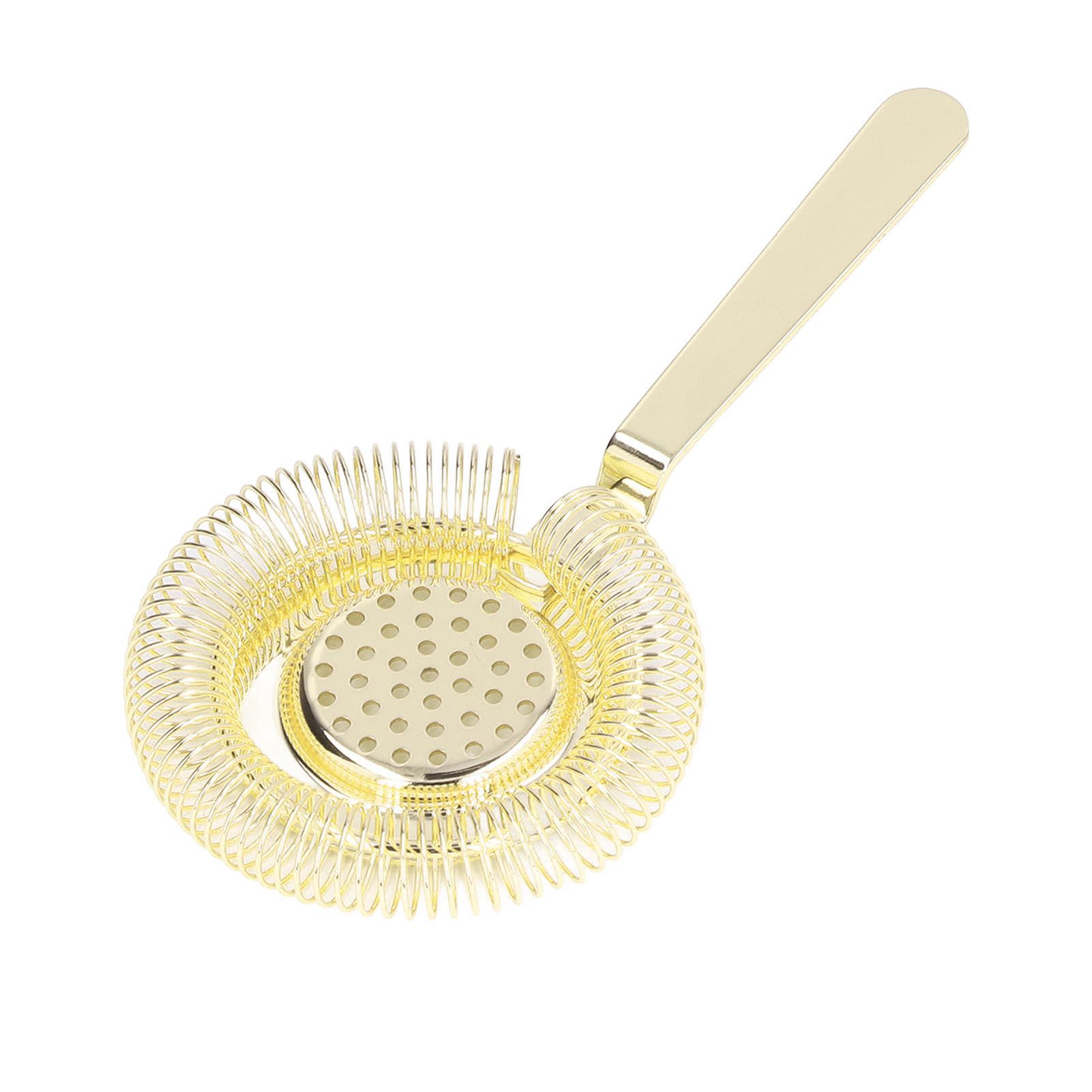 Bar Strainer Fine Filtering Professional Stainless Steel Cocktail Strainer for view 3