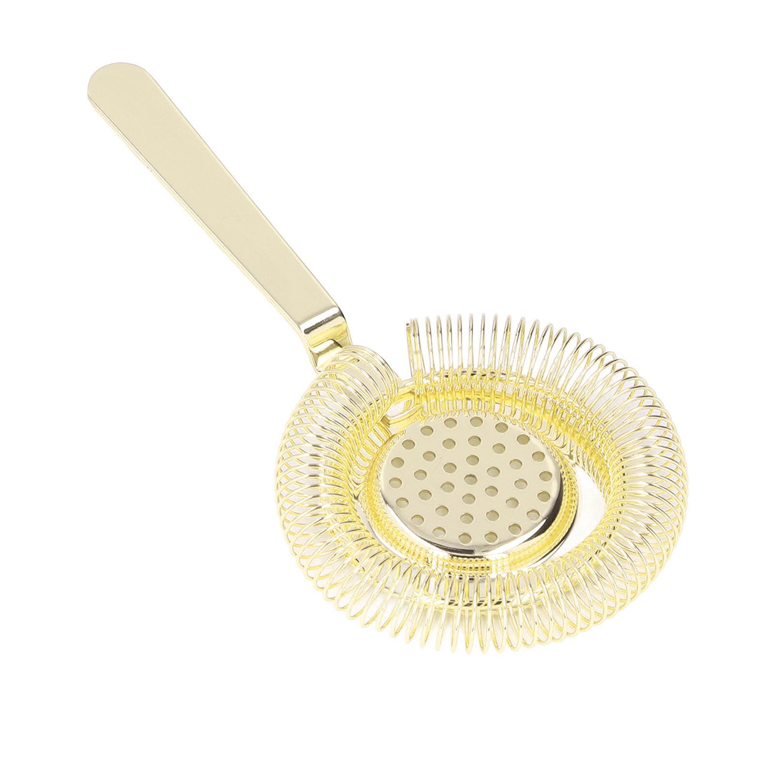 Bar Strainer Fine Filtering Professional Stainless Steel Cocktail Strainer for view 10