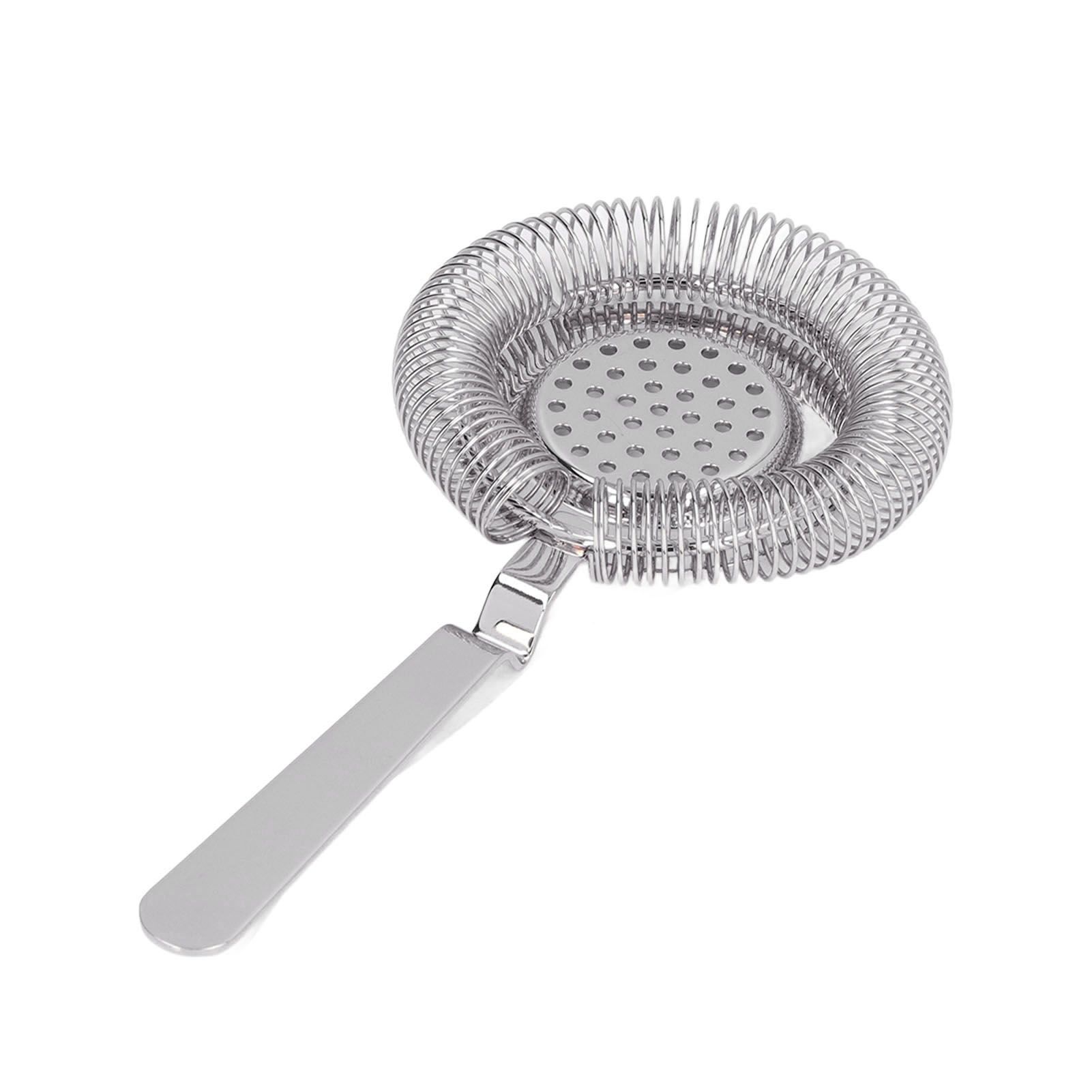 Bar Strainer Fine Filtering Professional Stainless Steel Cocktail Strainer for view 3