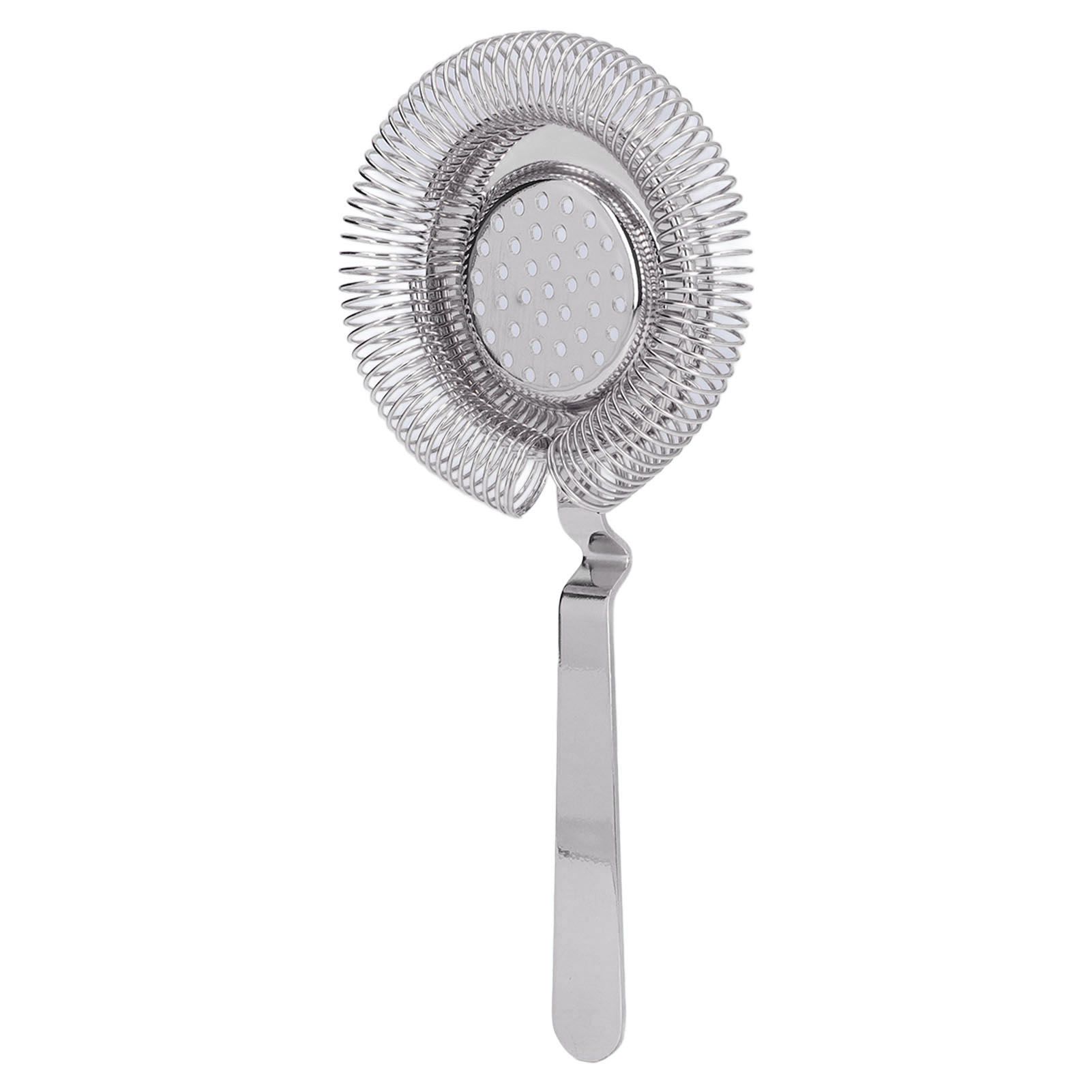 Bar Strainer Fine Filtering Professional Stainless Steel Cocktail Strainer for view 5