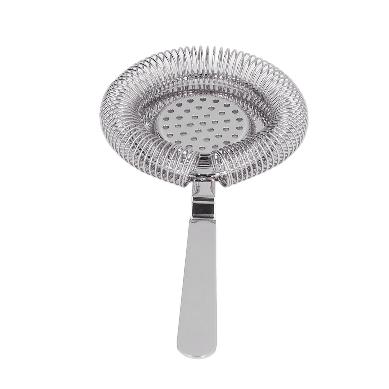 Bar Strainer Fine Filtering Professional Stainless Steel Cocktail Strainer for view 6
