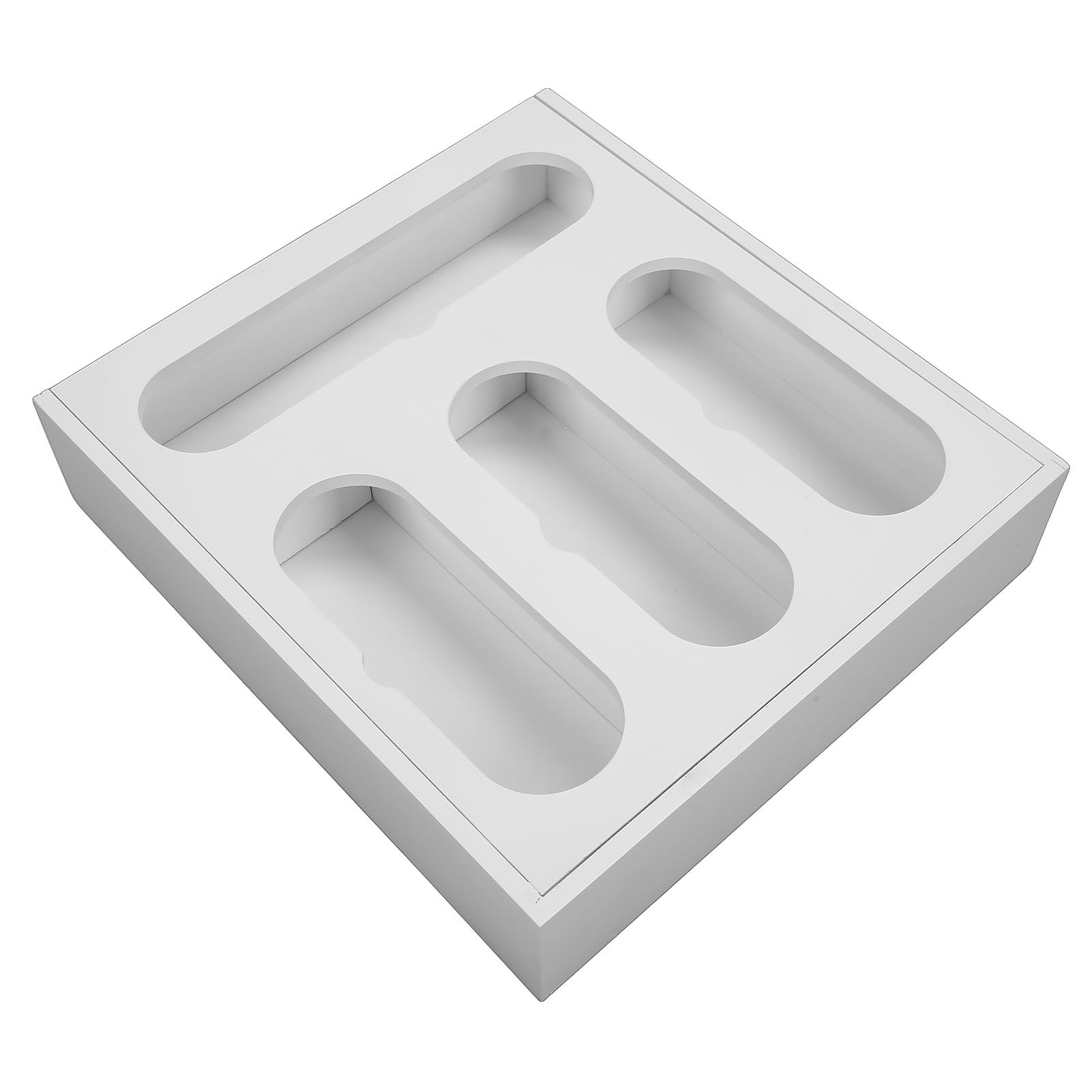 Food Storage Bag Container Bamboo Polished Finish Drawer Design Food Bag view 3