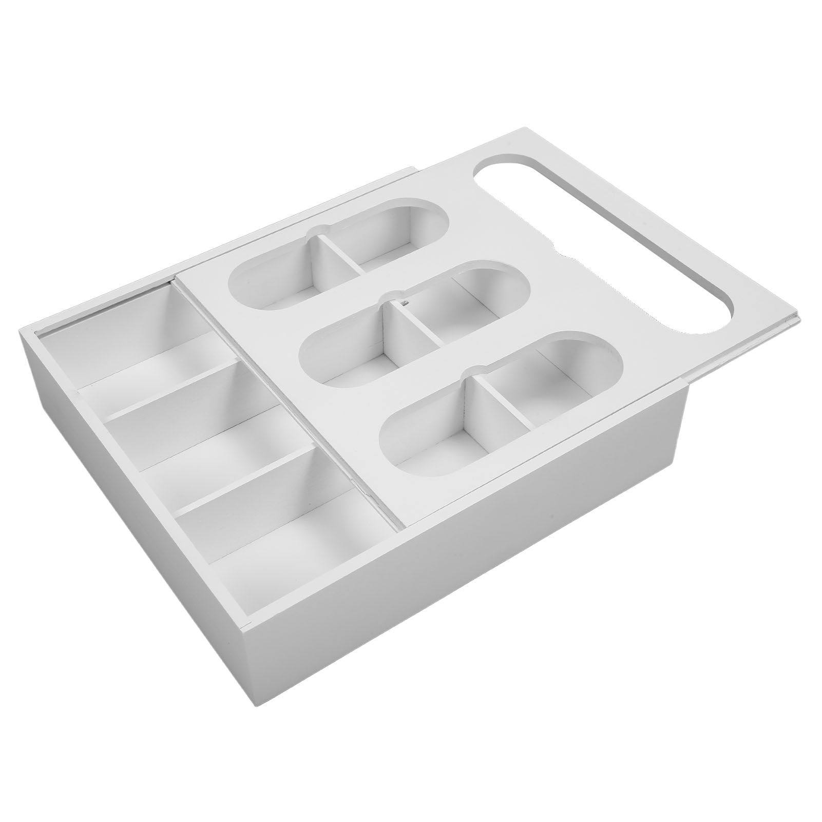Food Storage Bag Container Bamboo Polished Finish Drawer Design Food Bag view 9