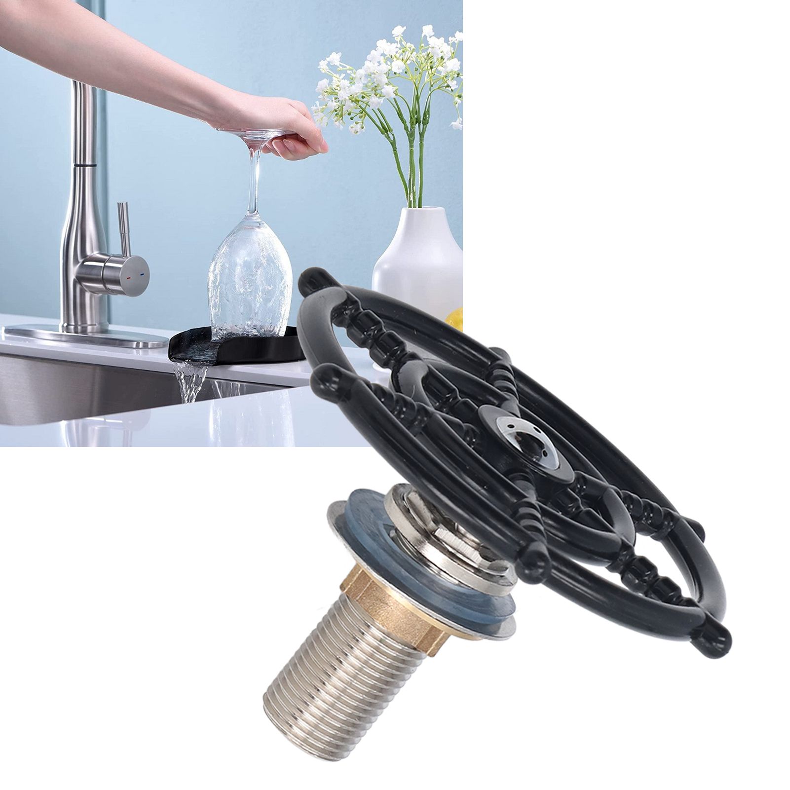 G1/2 External Thread High Pressure Cup Washer Stainless Steel Bottle Cleaning view 11