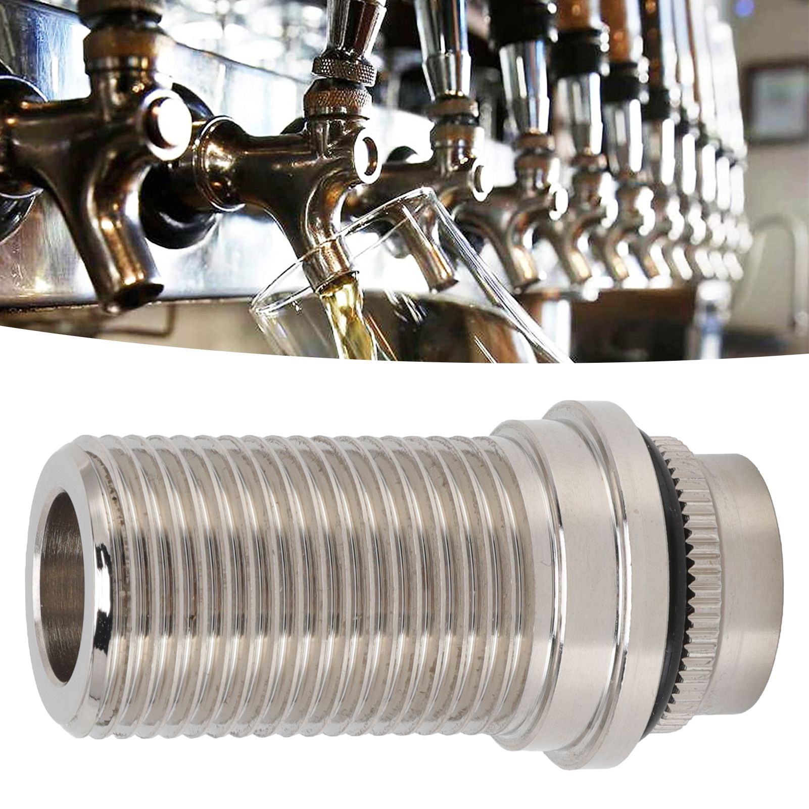 55mm Beer Tap Locking Flange G5/8 Draft Beer Flange Rod for Adjustable Keg view 11