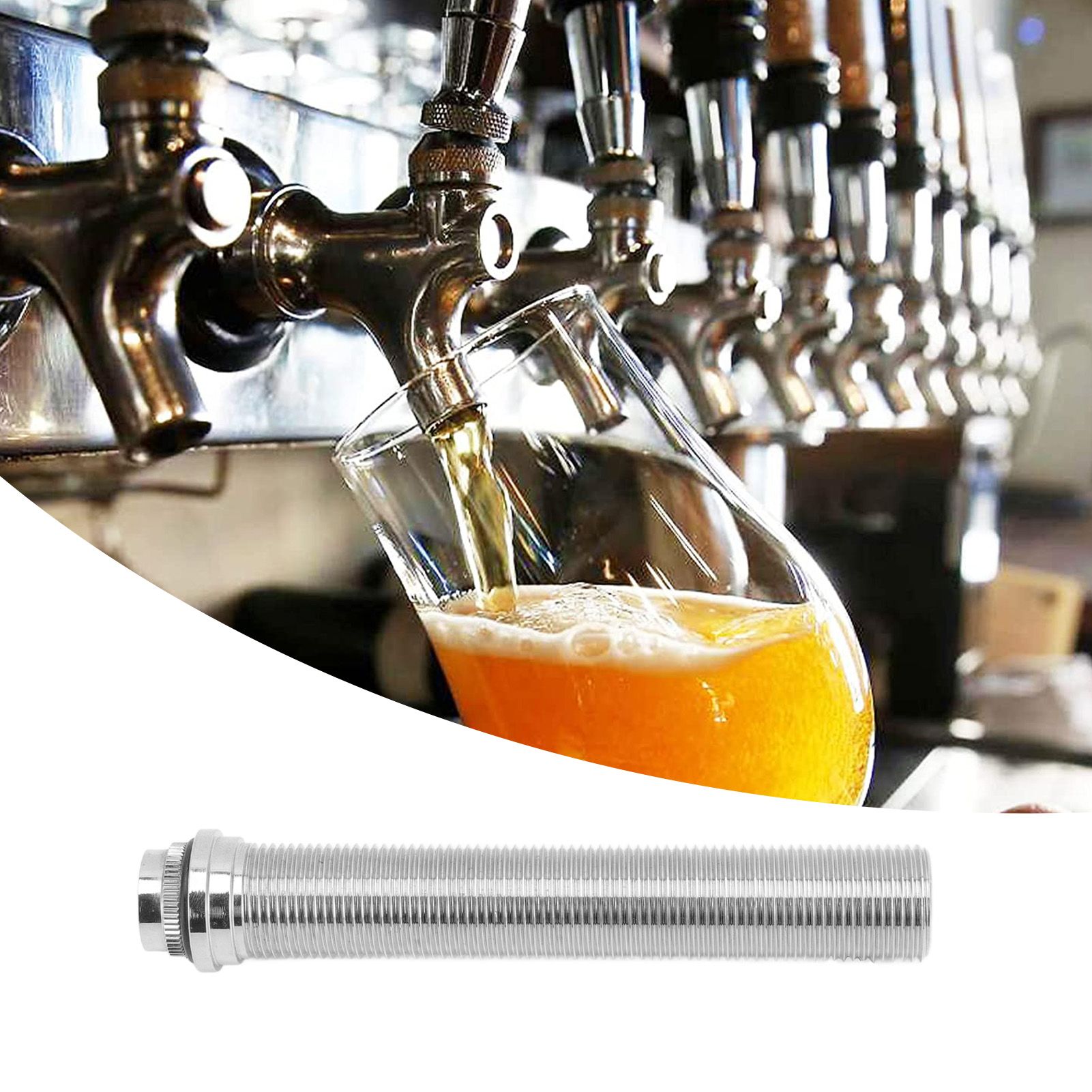 150mm Brewing Beer Tap Locking Flange G5/8 Draft Beer Dispenser Beer Faucet view 11