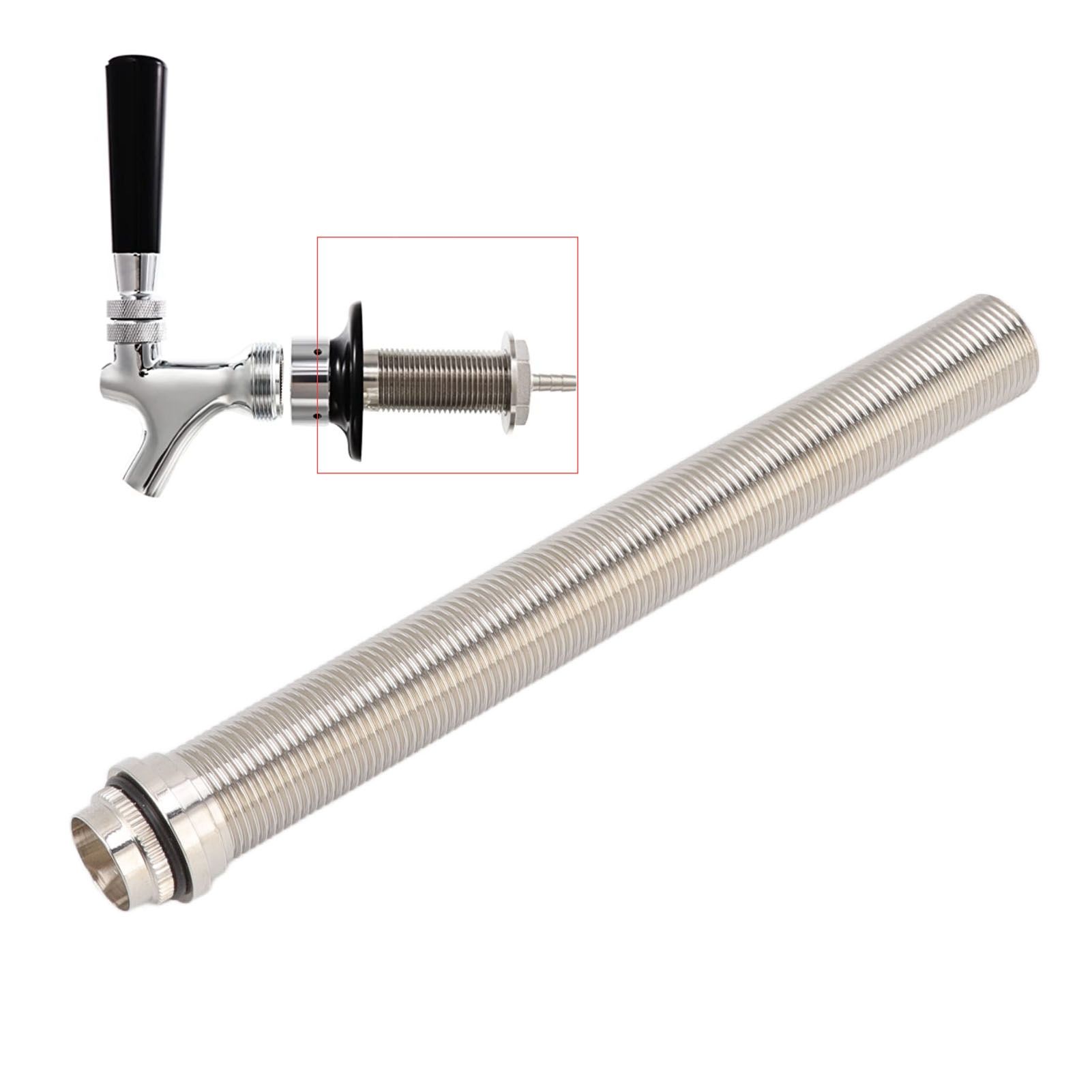 220mm G5/8 Beer Tap Locking Flange Draft Beer Dispenser Locking Flange for view 11