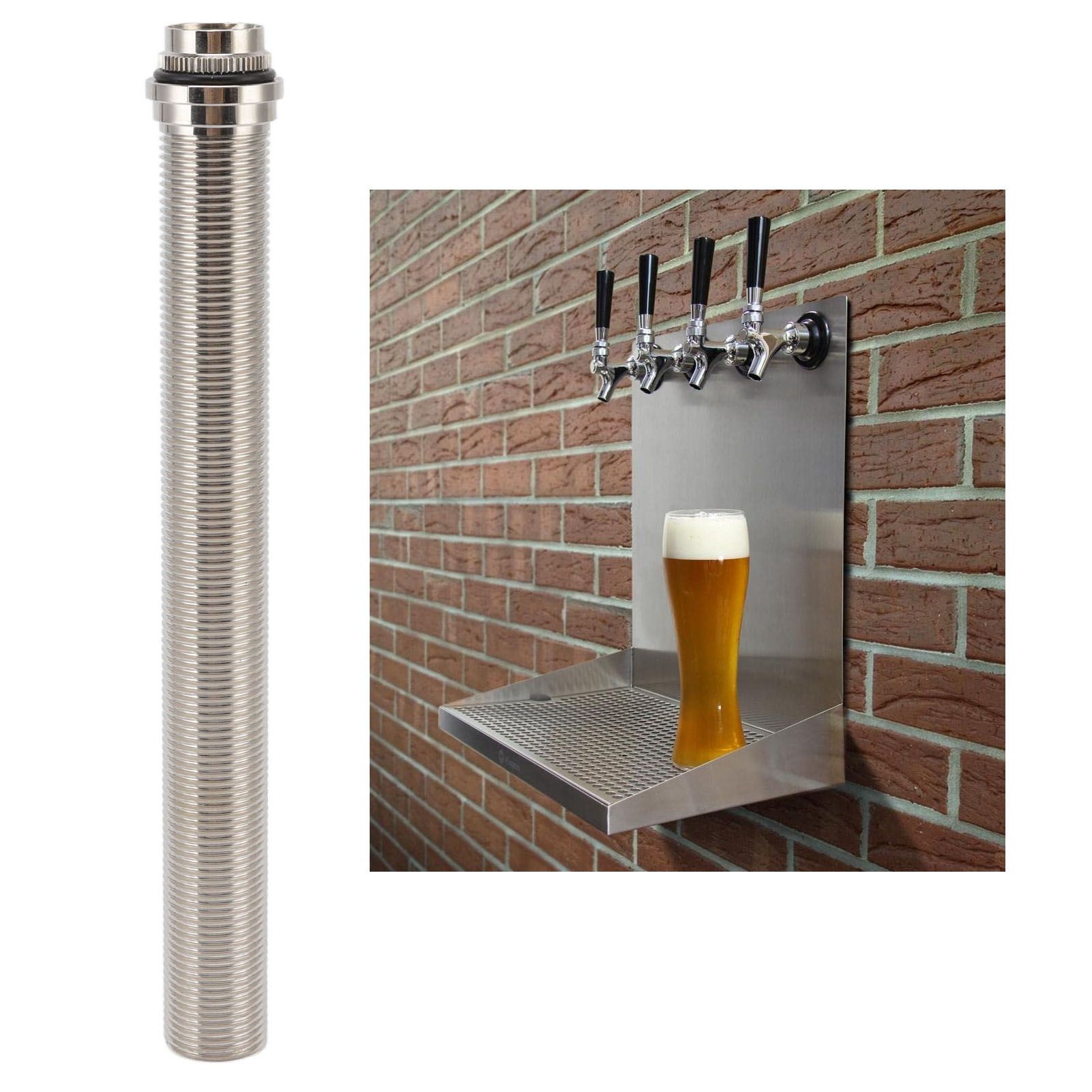 220mm G5/8 Beer Tap Locking Flange Draft Beer Dispenser Locking Flange for view 12
