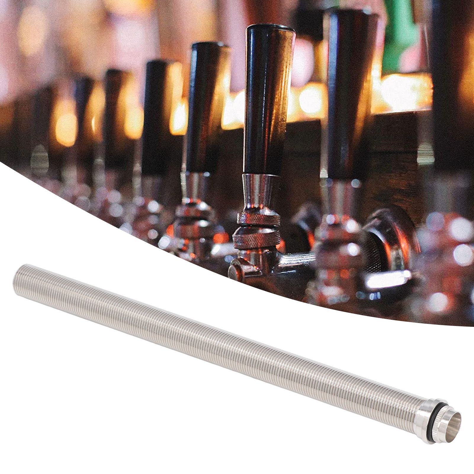 330mm Beer Tap Locking Flange G5/8 Home Brewing Beer Faucet Shank Extend Tube view 12