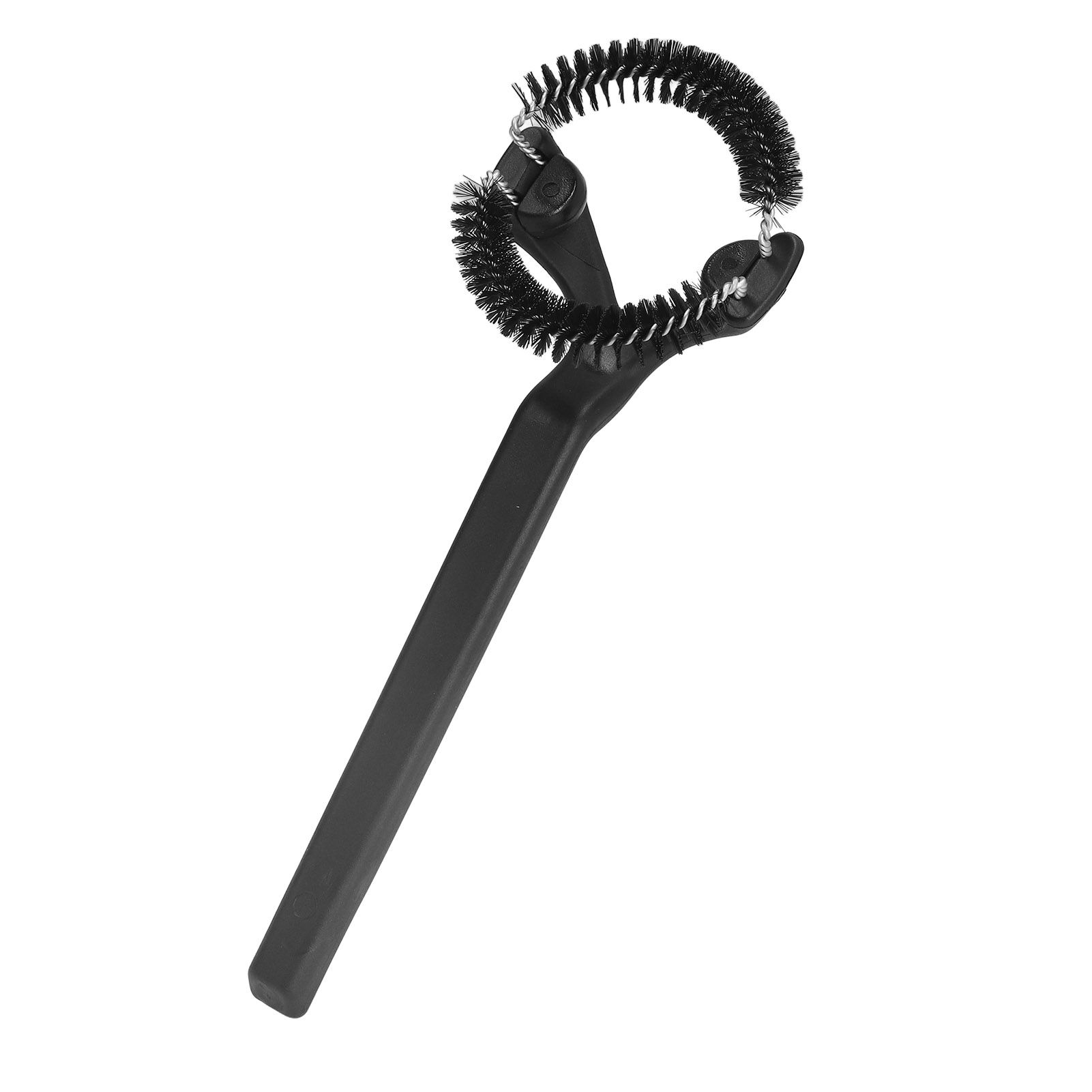 Coffee Machine Cleaning Brush Detachable Round Elbow Coffee Brush Short Handle view 3