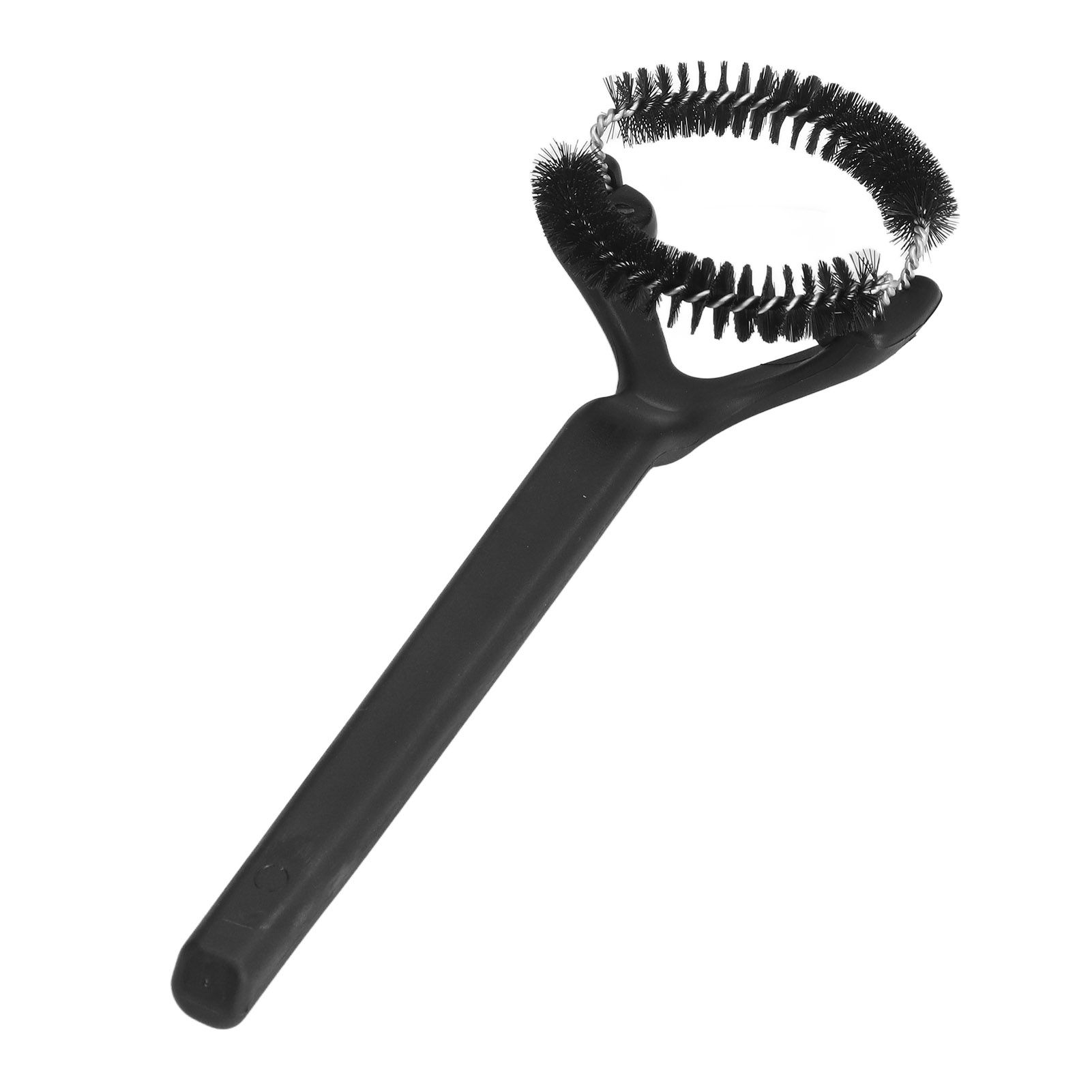 Coffee Machine Cleaning Brush Detachable Round Elbow Coffee Brush Short Handle view 5