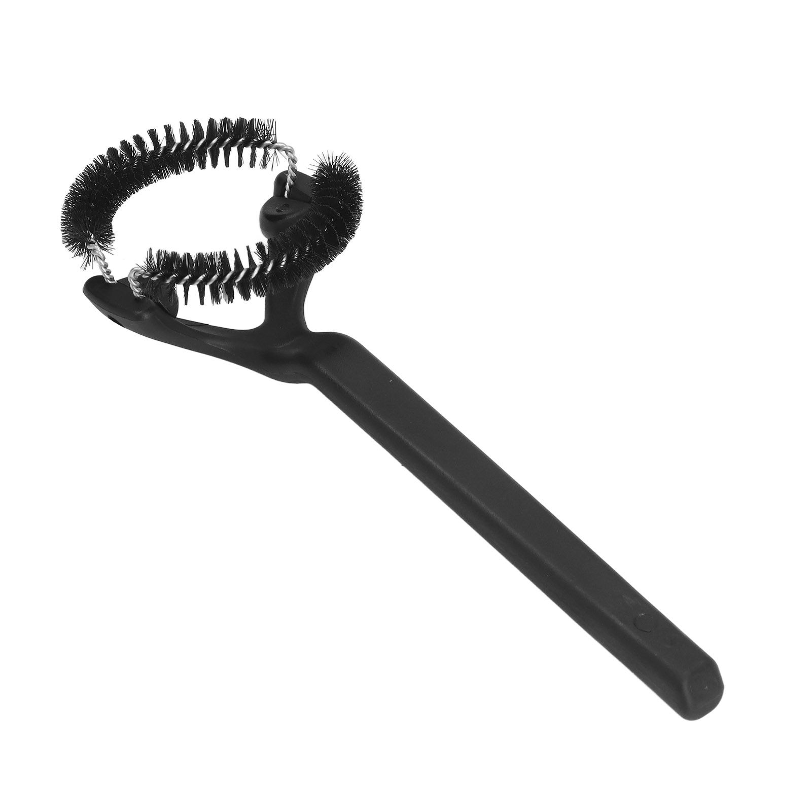 Coffee Machine Cleaning Brush Detachable Round Elbow Coffee Brush Short Handle view 6