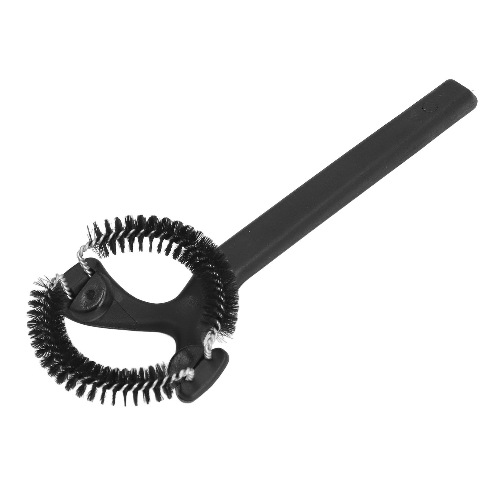 Coffee Machine Cleaning Brush Detachable Round Elbow Coffee Brush Short Handle view 7