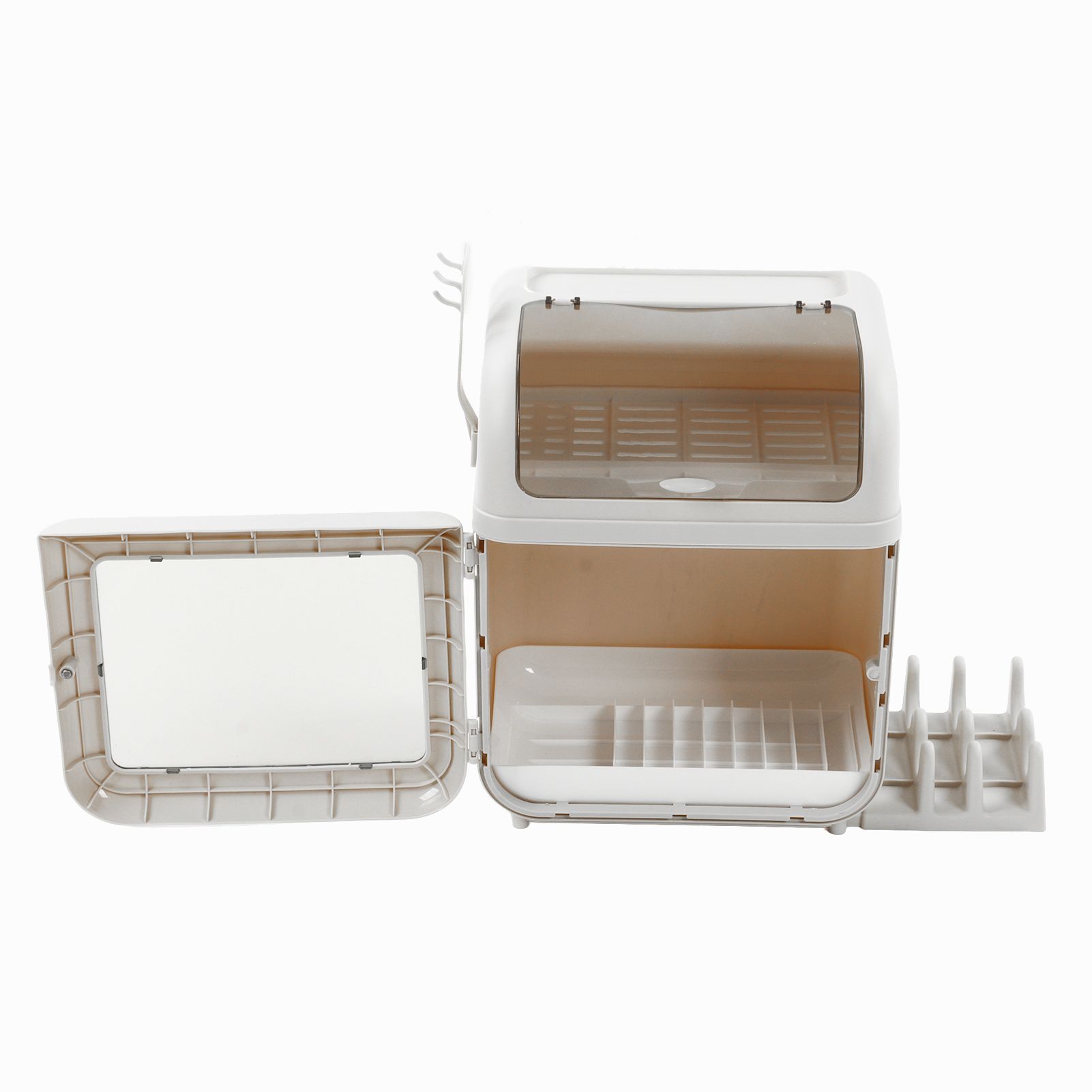 Dish Storage Box Tableware Dishes Bowl Storage Shelf Chopsticks Storage view 10