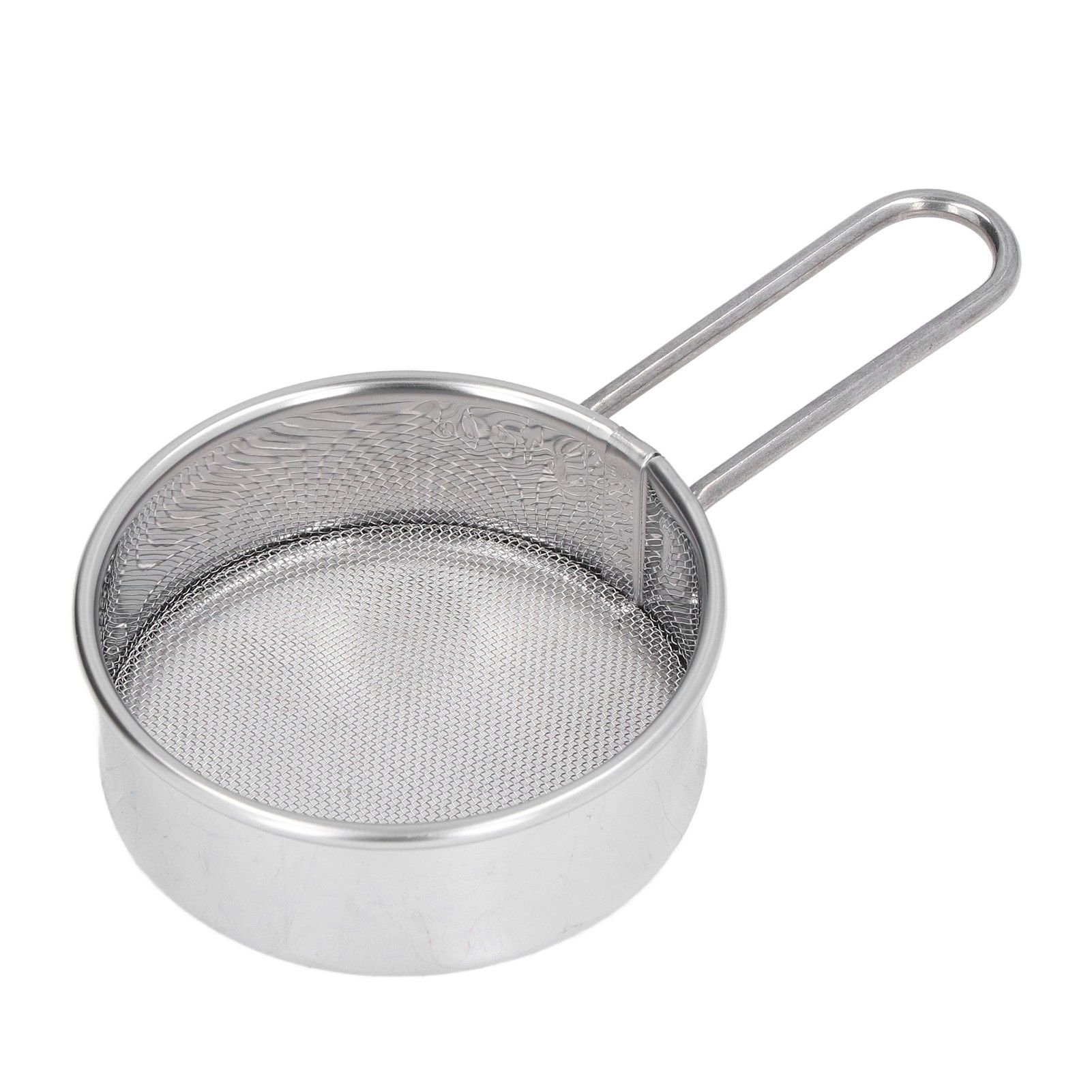 Mini Round Flour Sieve 304 Stainless Steel Fine 40 Mesh Small Professional