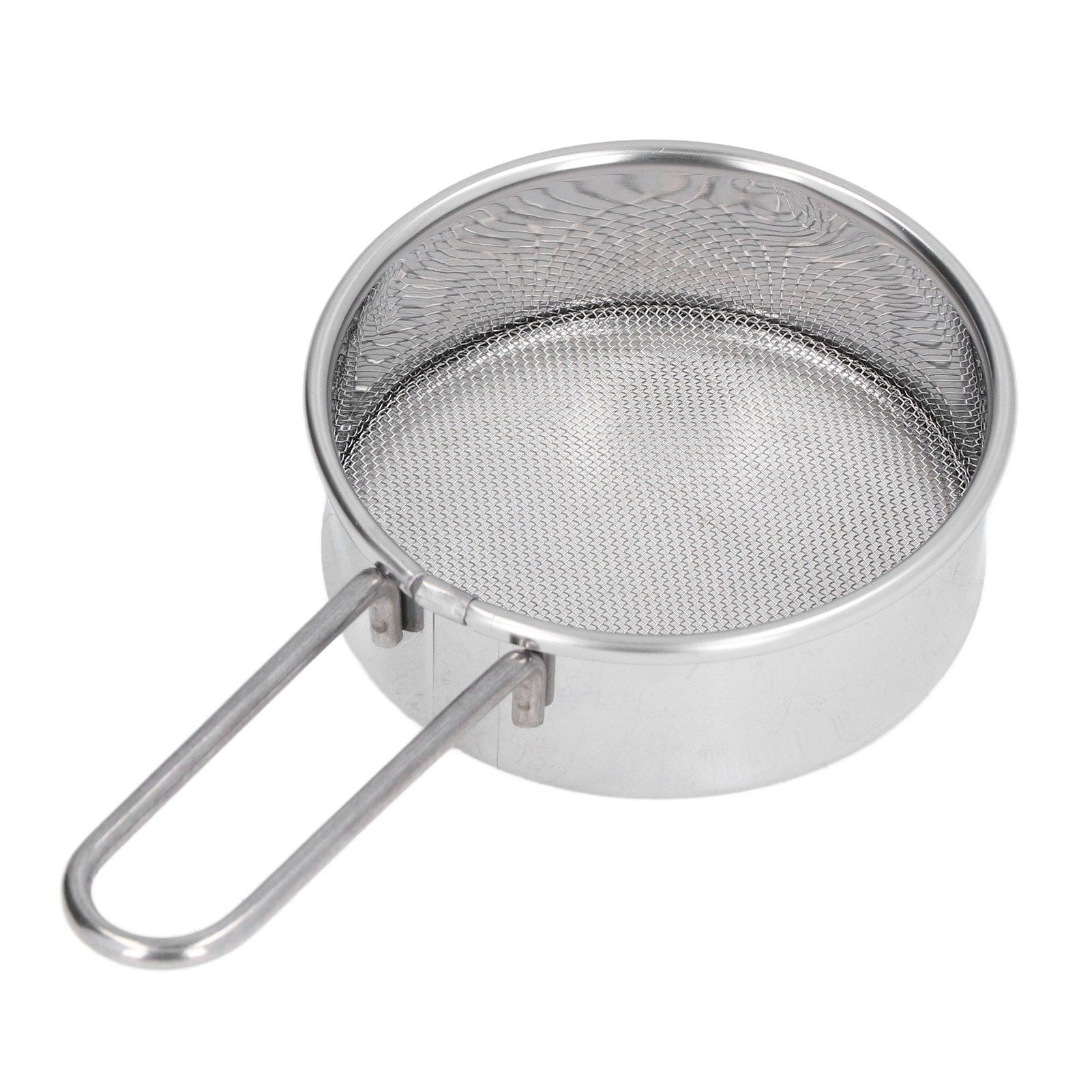 Mini Round Flour Sieve 304 Stainless Steel Fine 40 Mesh Small Professional view 2