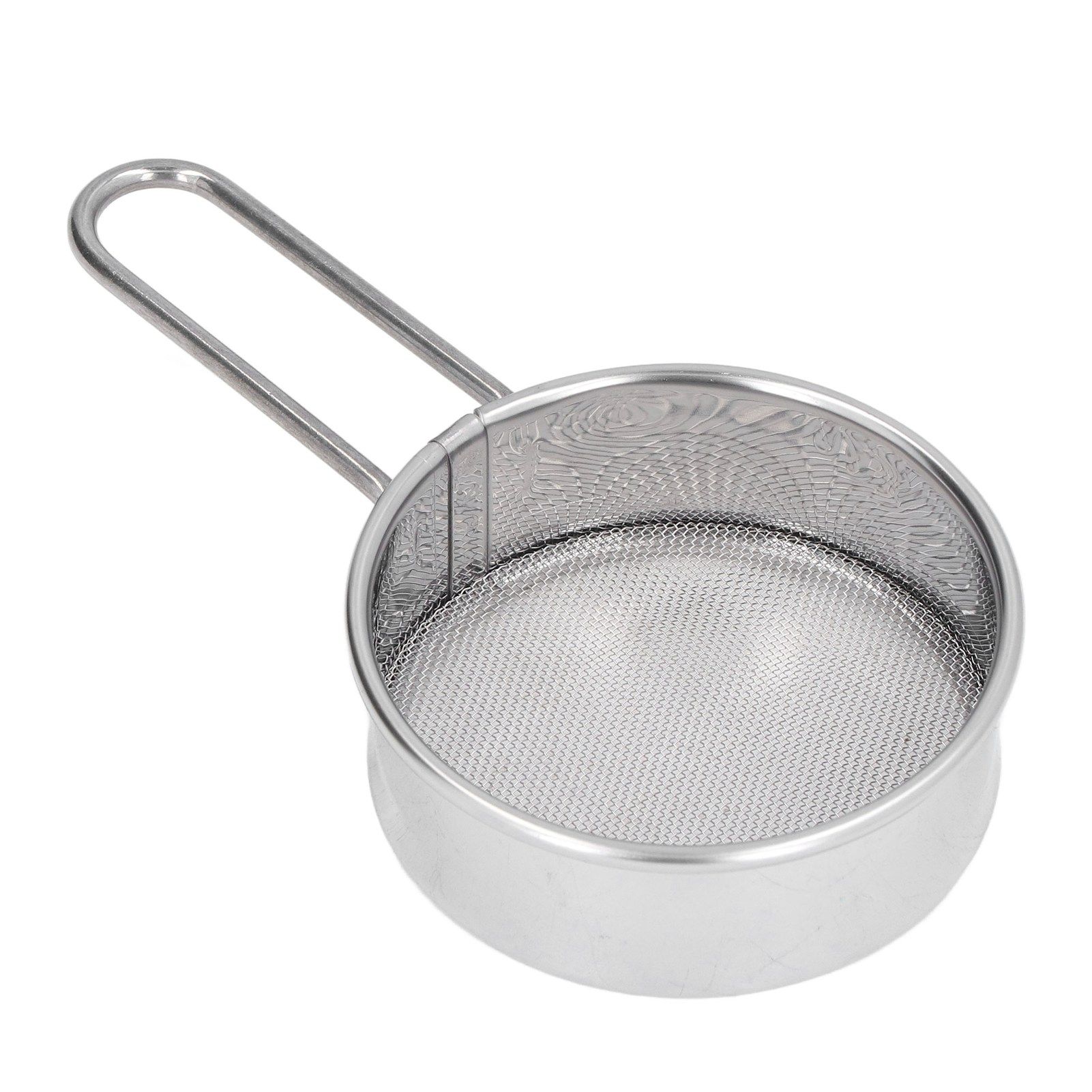 Mini Round Flour Sieve 304 Stainless Steel Fine 40 Mesh Small Professional view 7