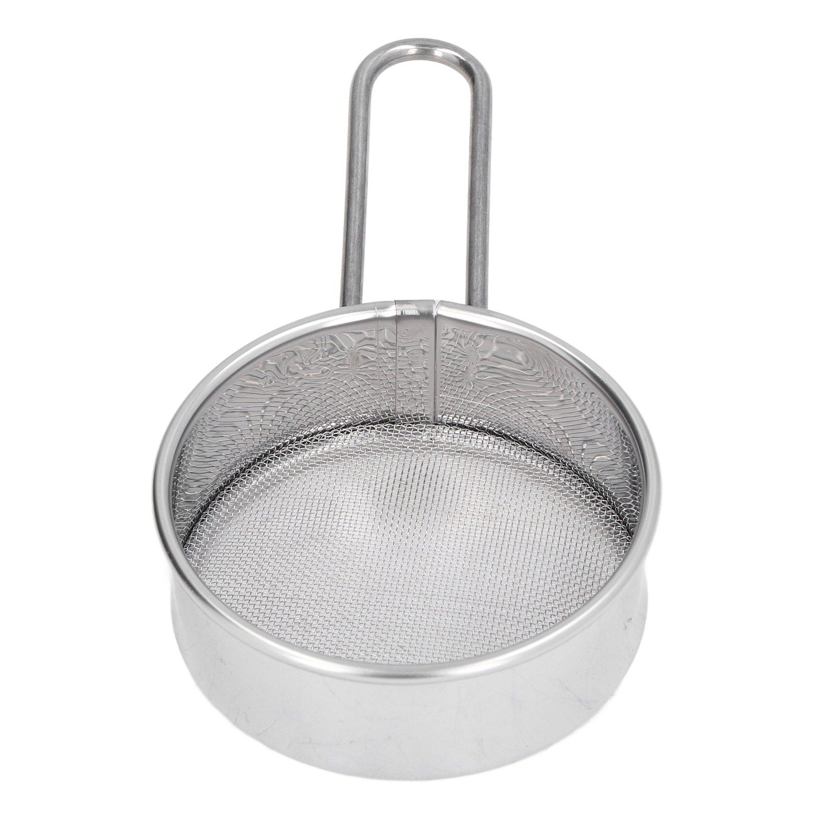 Mini Round Flour Sieve 304 Stainless Steel Fine 40 Mesh Small Professional view 8
