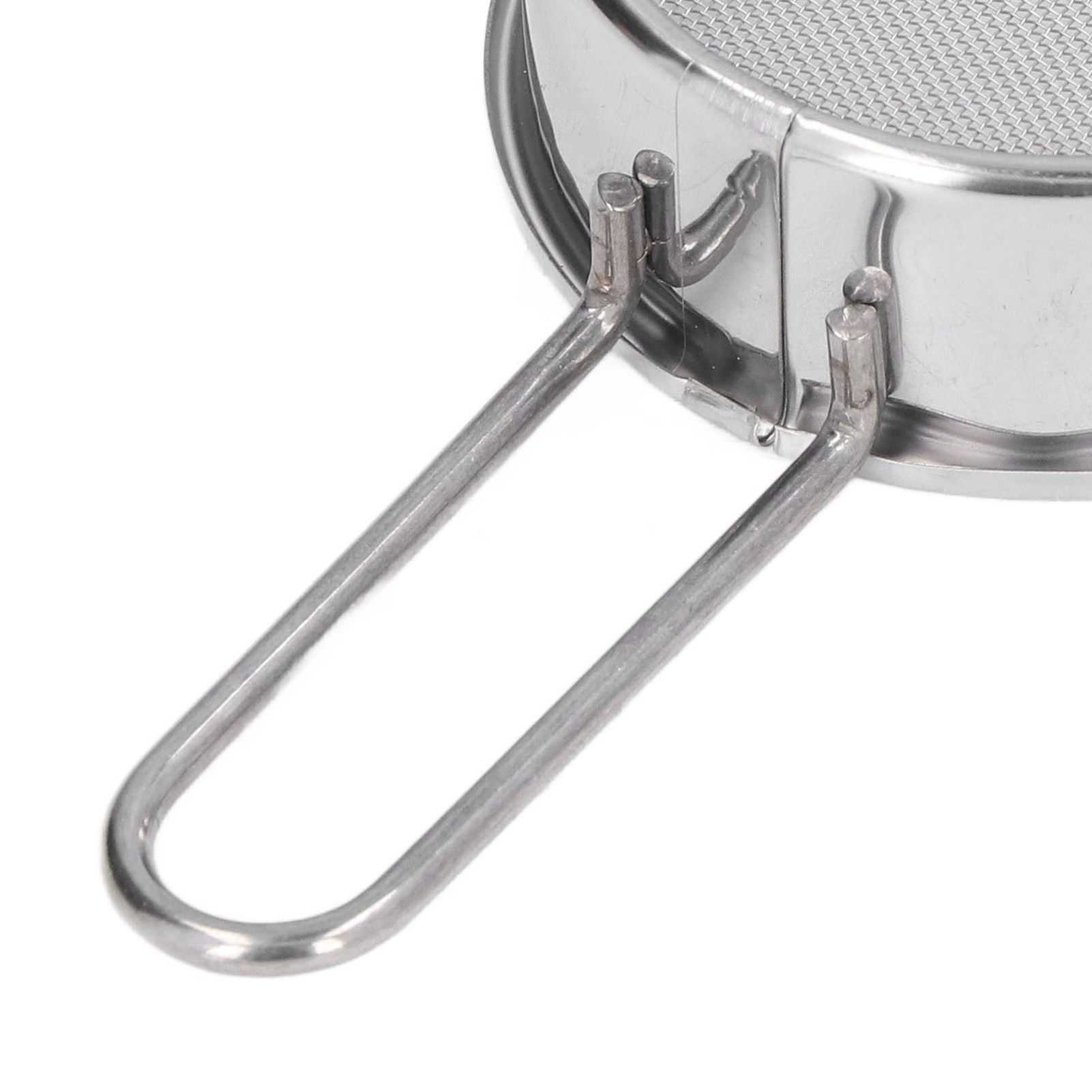 Mini Round Flour Sieve 304 Stainless Steel Fine 40 Mesh Small Professional view 15