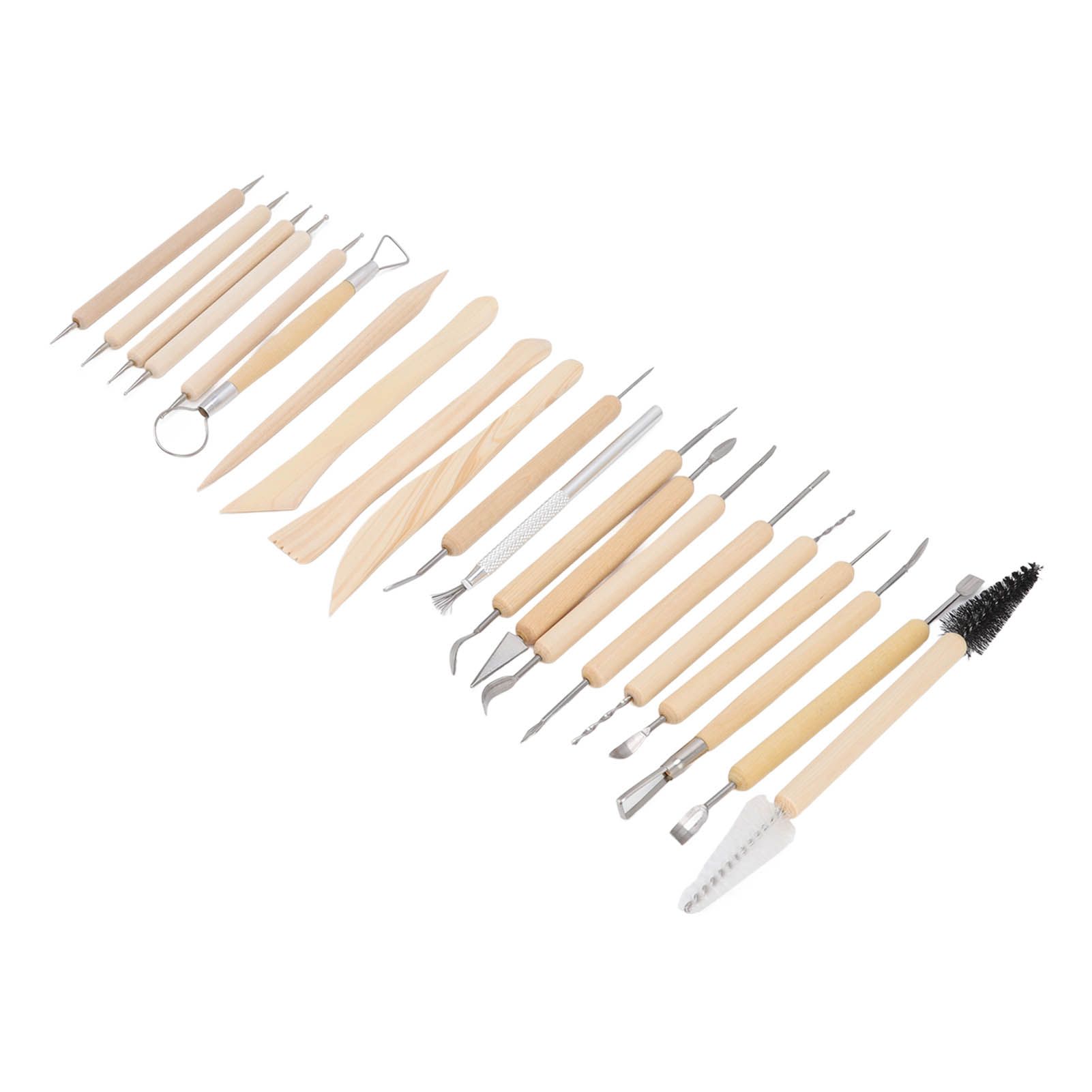 21pcs Polymer Clay Tools Polymer Clay Sculpting Tools with Storage Bag for view 8