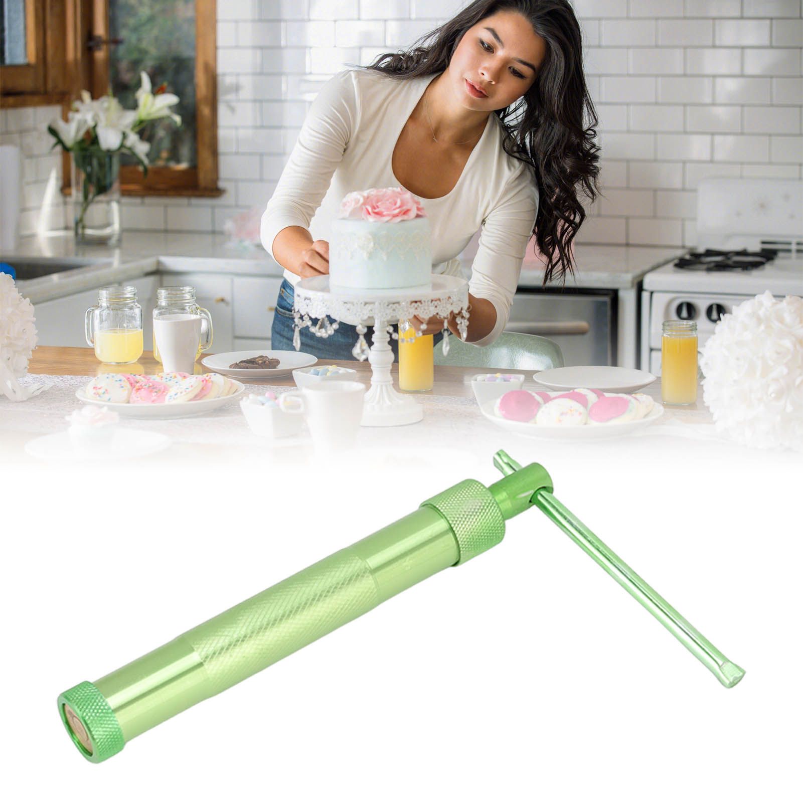 Sugar Paste Extruder Pottery Clay Extruders Cake Fondant Decorating Tool Set view 12