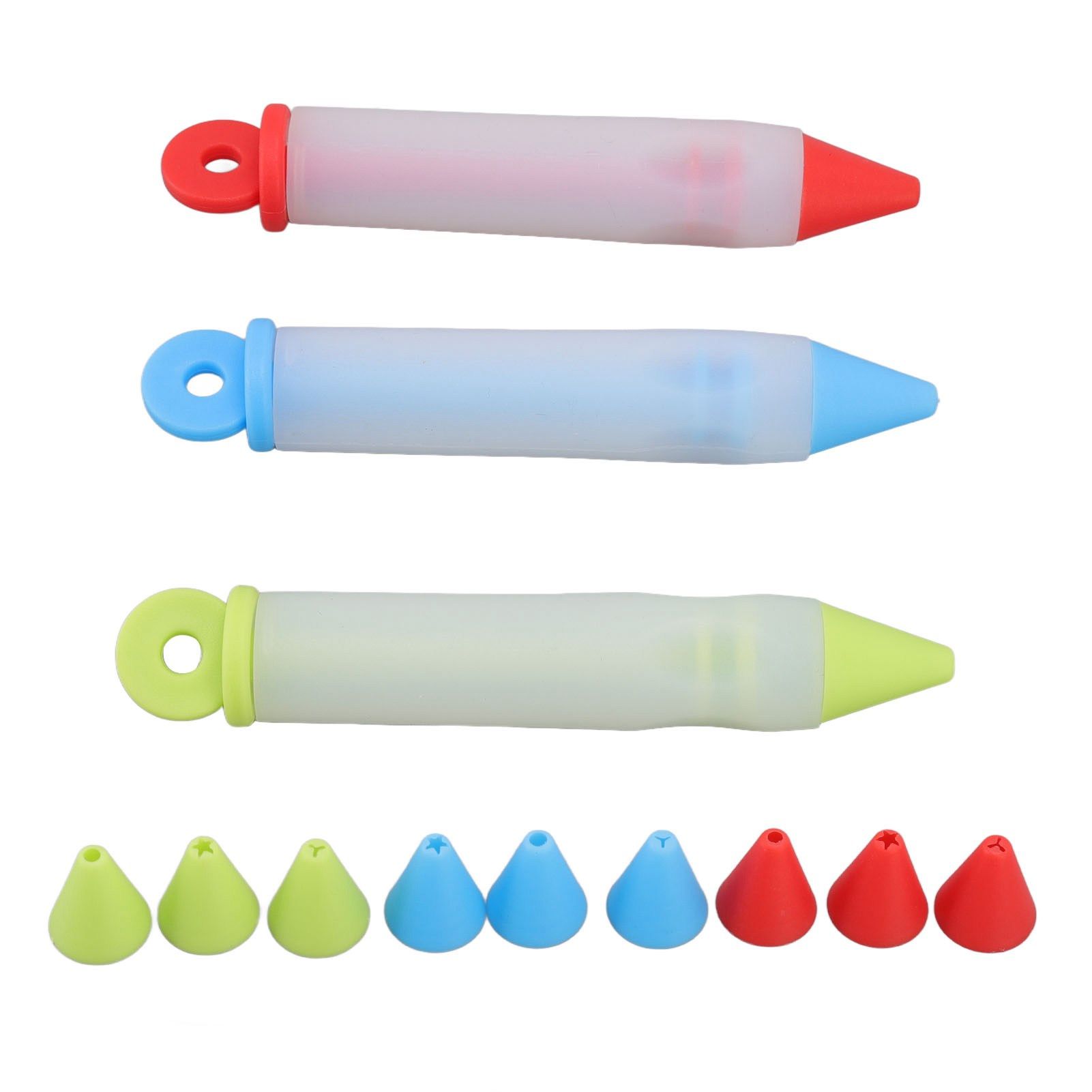 3 Set Cake Decorating Pen Tool Kit Food Grade Silicone Detachable DIY Cake