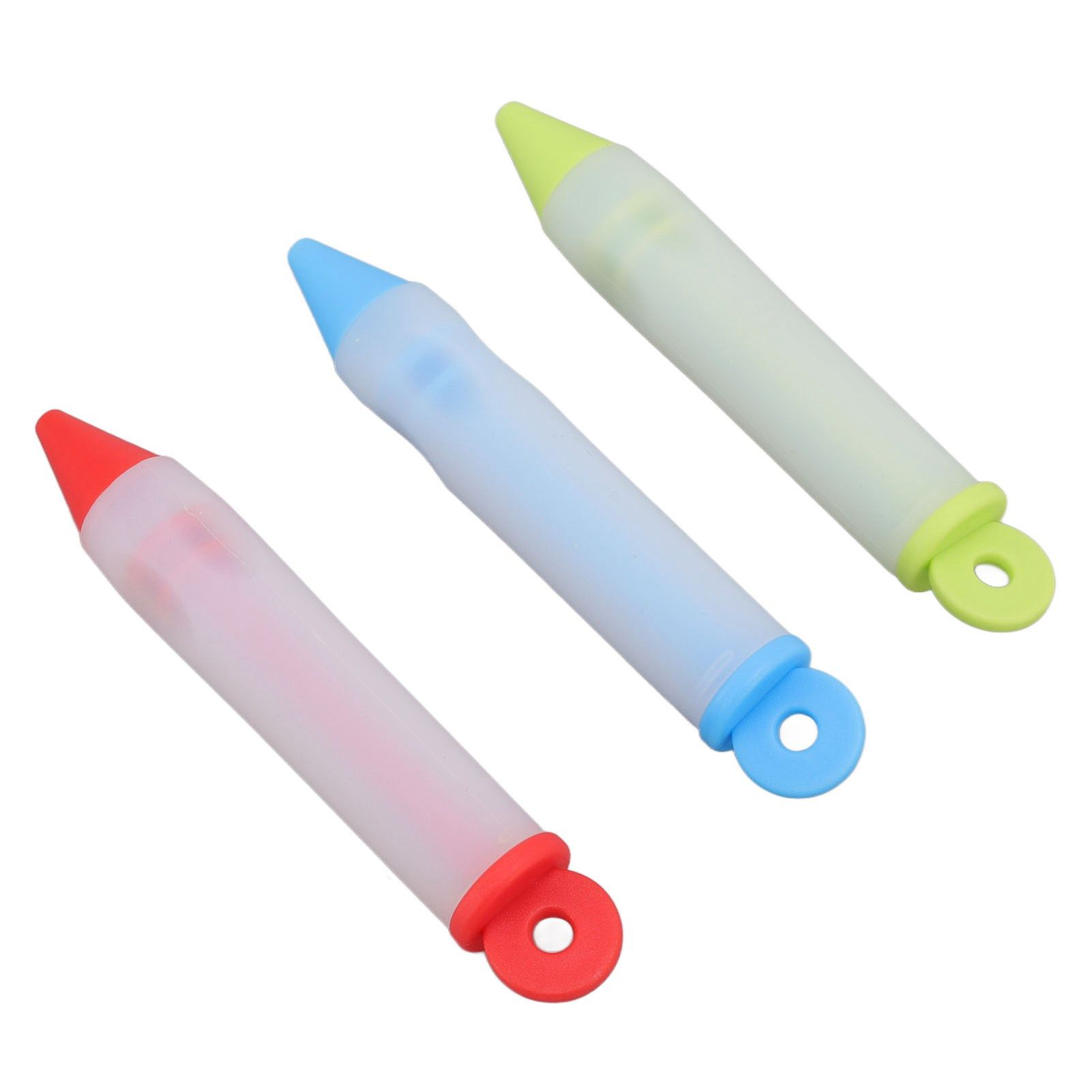 3 Set Cake Decorating Pen Tool Kit Food Grade Silicone Detachable DIY Cake view 3