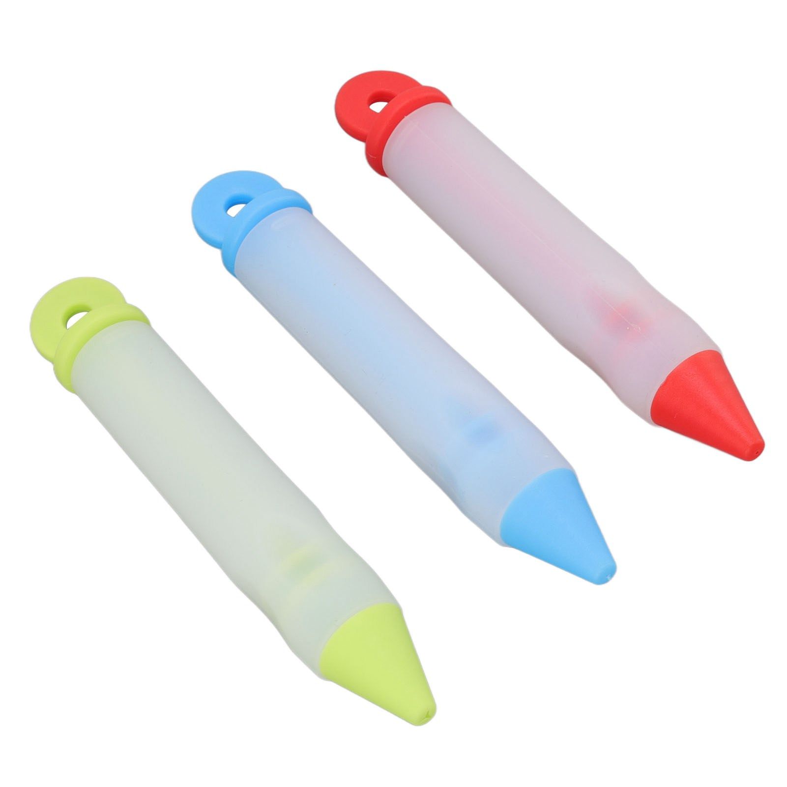 3 Set Cake Decorating Pen Tool Kit Food Grade Silicone Detachable DIY Cake view 4