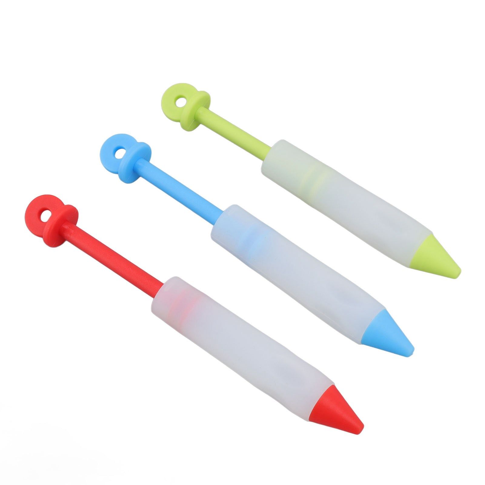 3 Set Cake Decorating Pen Tool Kit Food Grade Silicone Detachable DIY Cake view 5