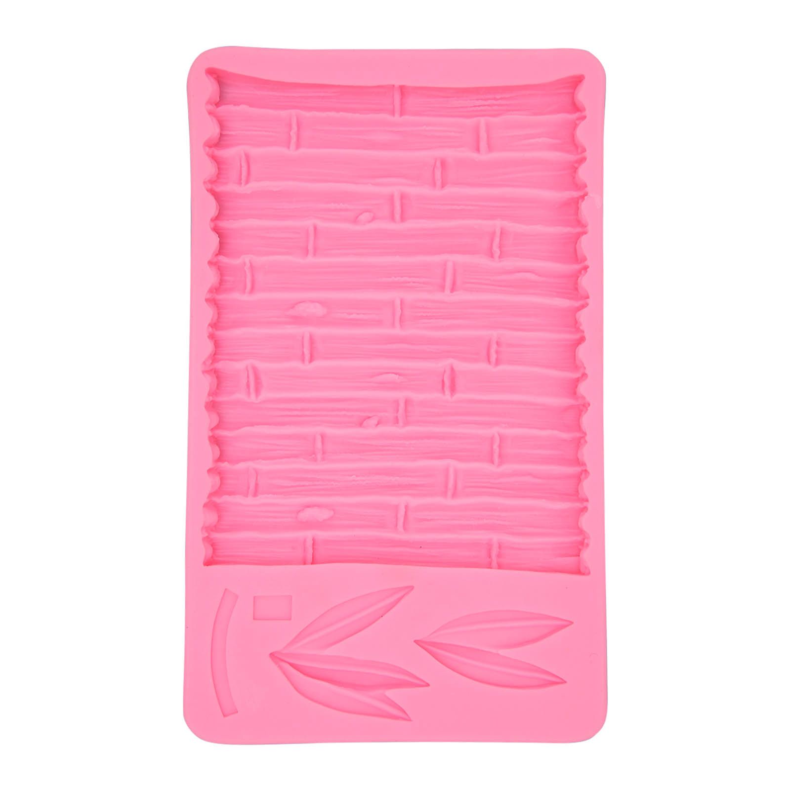 Chinese Style Bamboo Leaf Silicone Mold Bamboo Pattern Baking Mould for DIY view 2