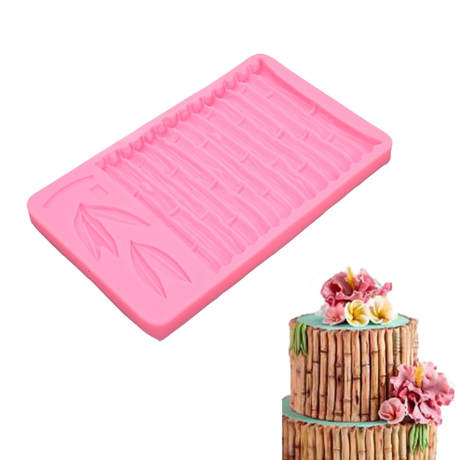 Chinese Style Bamboo Leaf Silicone Mold Bamboo Pattern Baking Mould for DIY view 11