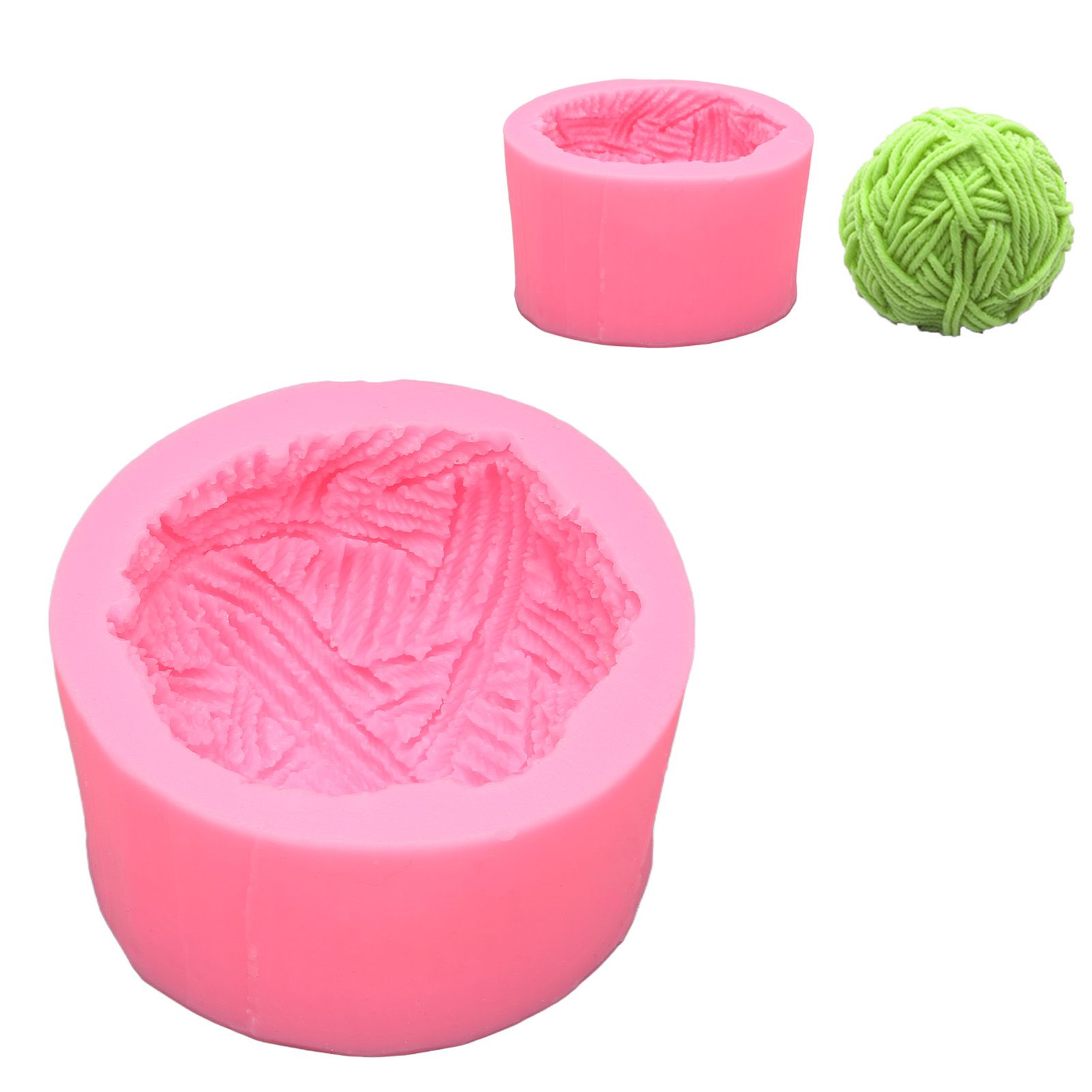 Aromatherapy Gypsum Candle Mould Chocolate Mousse Silicone Mold for Three view 11