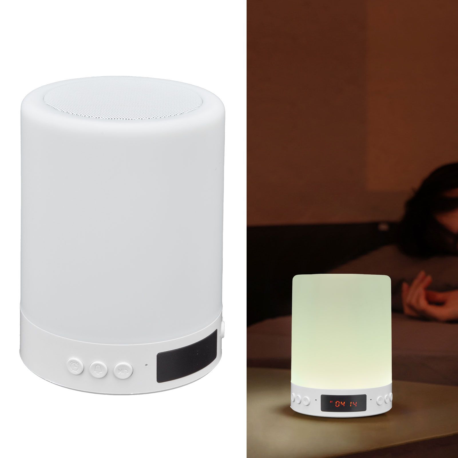 Night Light Bluetooth Speaker Portable Wireless Colorful Pattern 3 Speed view 11