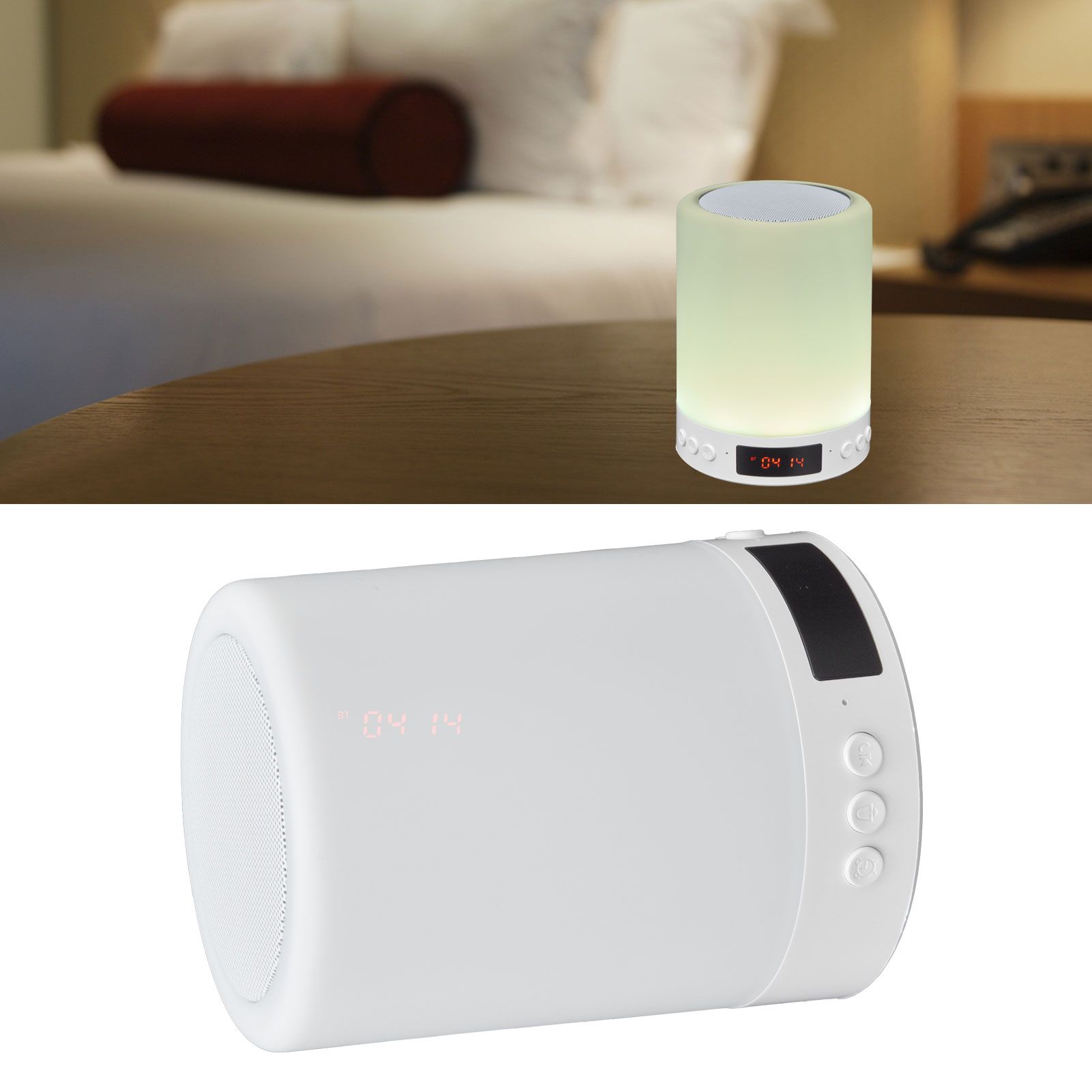 Night Light Bluetooth Speaker Portable Wireless Colorful Pattern 3 Speed view 12