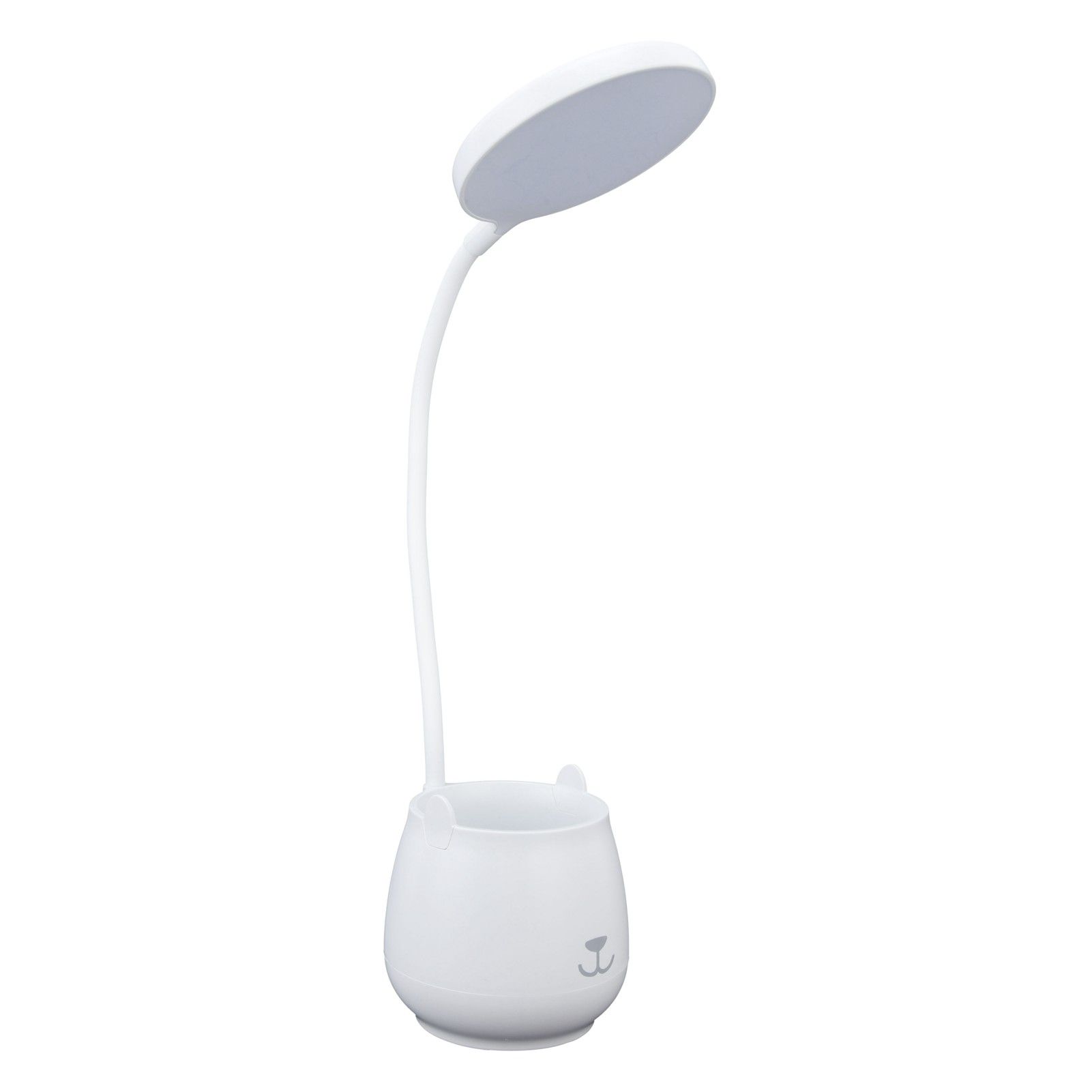 LED Desk Lamp Plastic Flexible Desk LED Light with Pen Holder for Table view 2