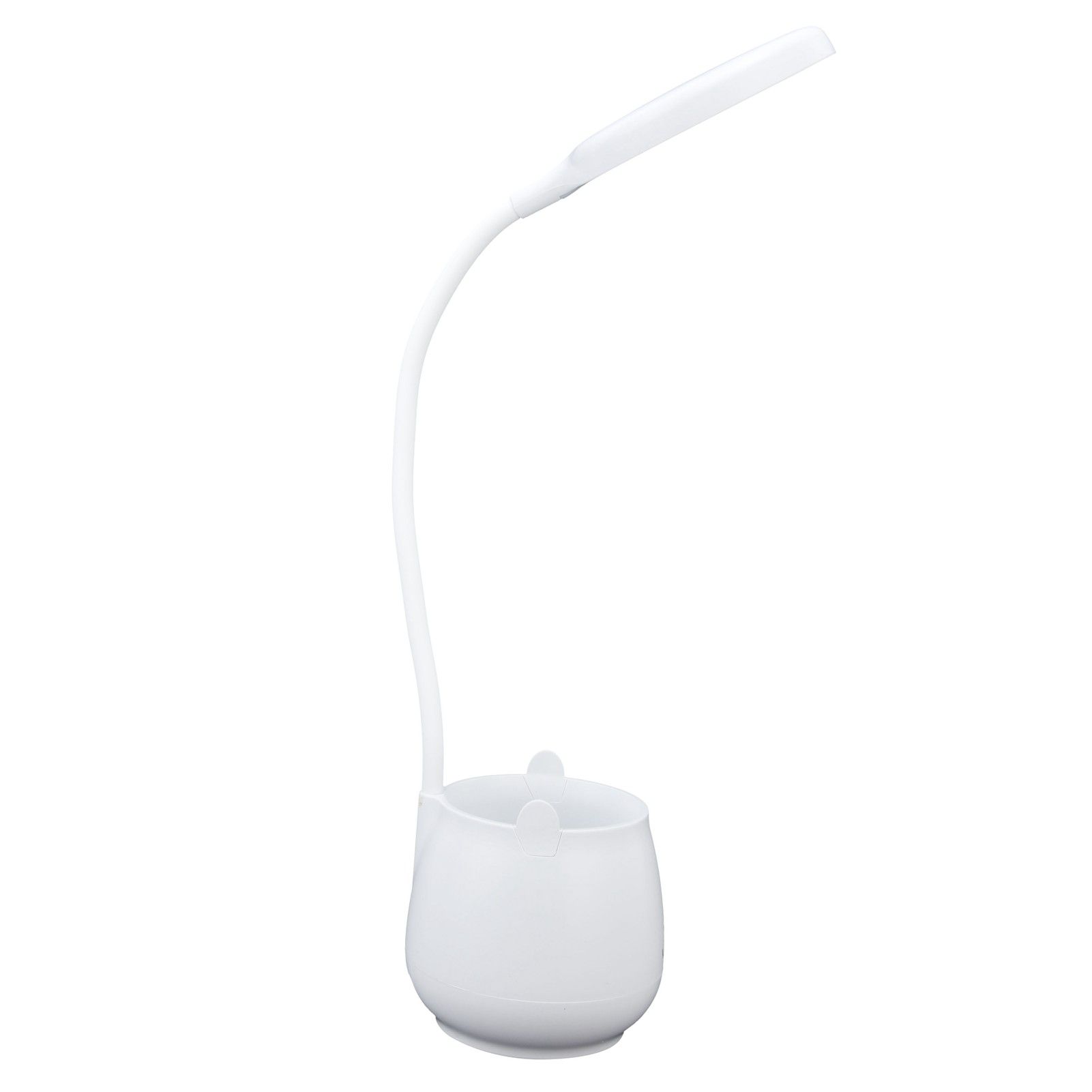 LED Desk Lamp Plastic Flexible Desk LED Light with Pen Holder for Table view 3
