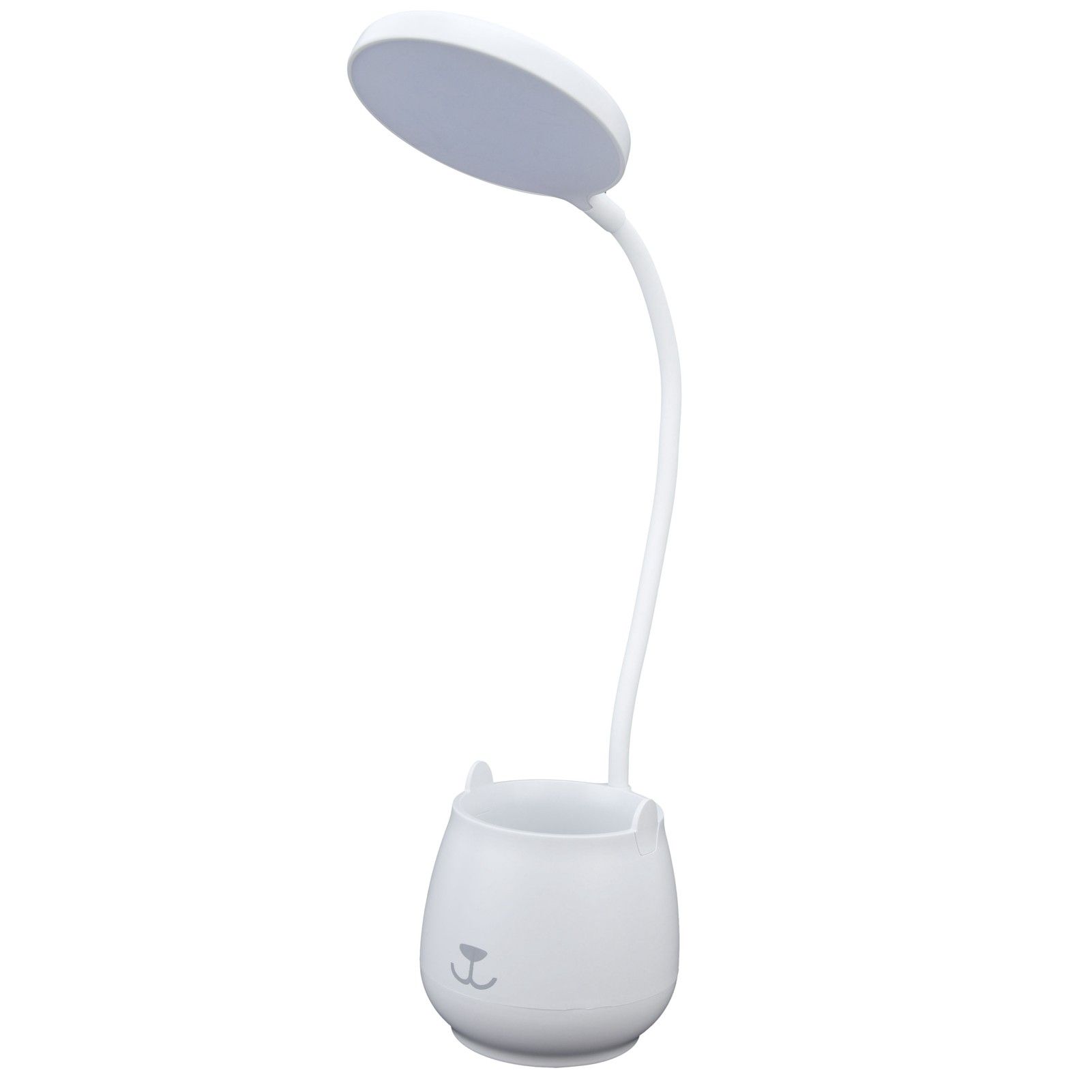 LED Desk Lamp Plastic Flexible Desk LED Light with Pen Holder for Table view 5